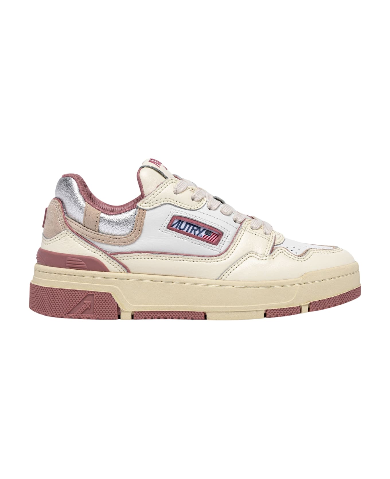 Autry Clc Low Leat Lam Wht Rose - Wht Rose