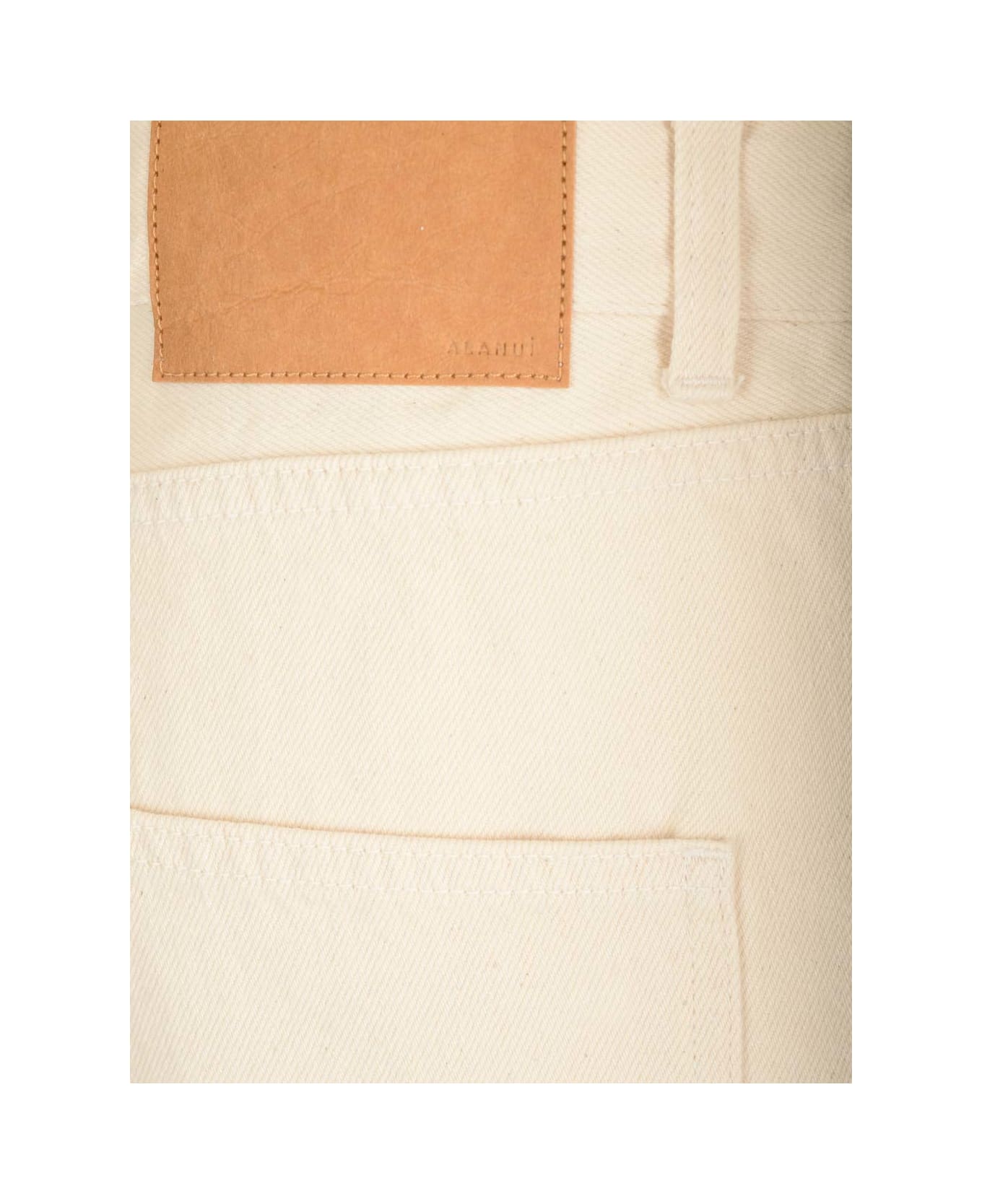 Alanui Straight Jeans With Dip-dye Effect - Sand