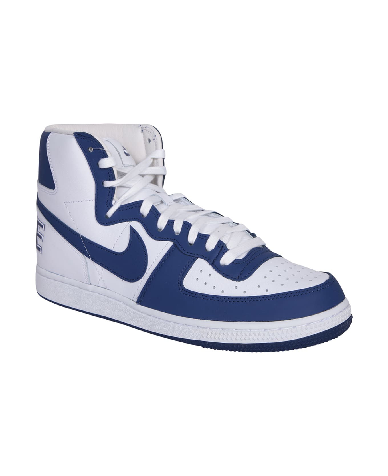 Comme Des Garçons Homme Plus Sneakers High-top Nike Terminator White/blue - Blue