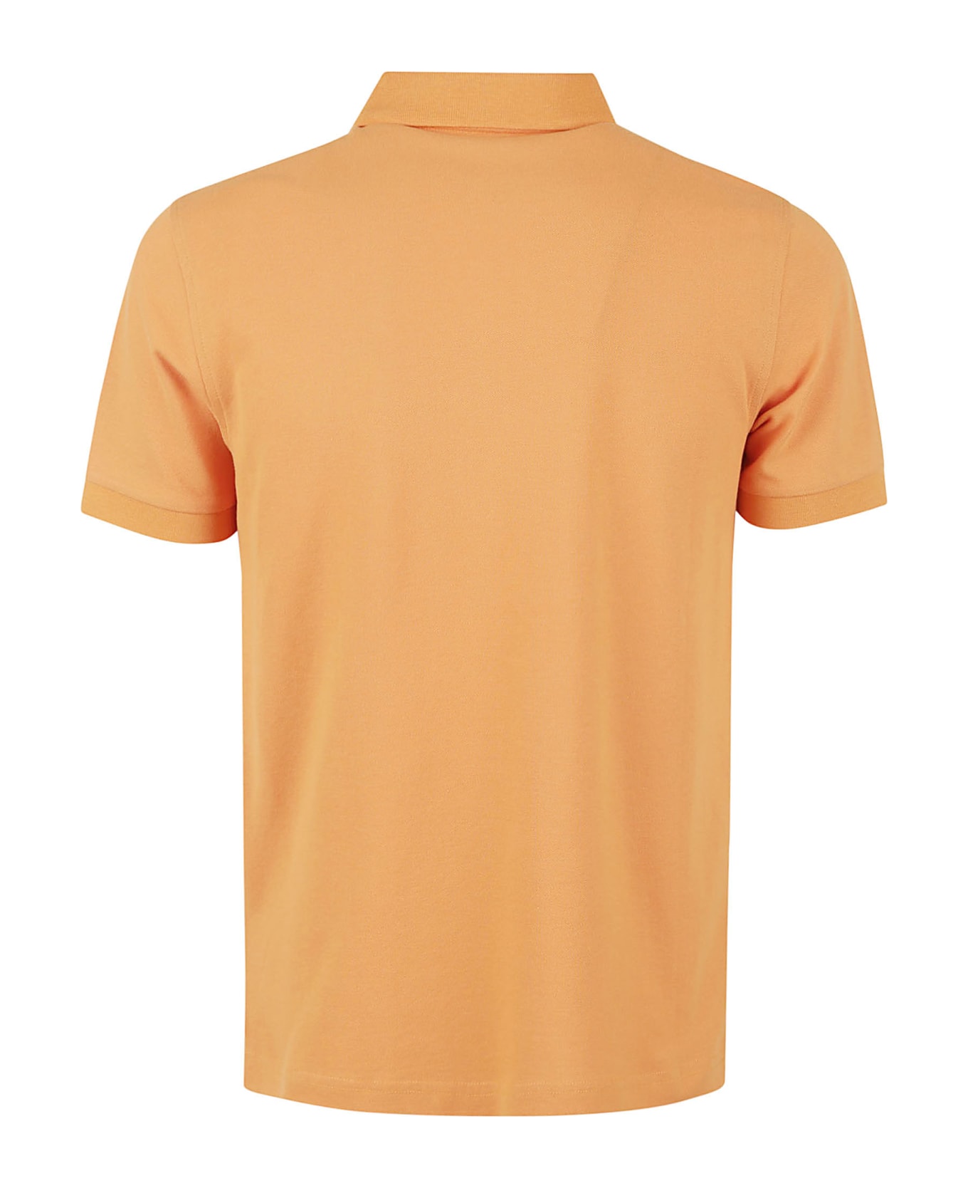 Fay Stretch Cotton Polo Shirt - Orange