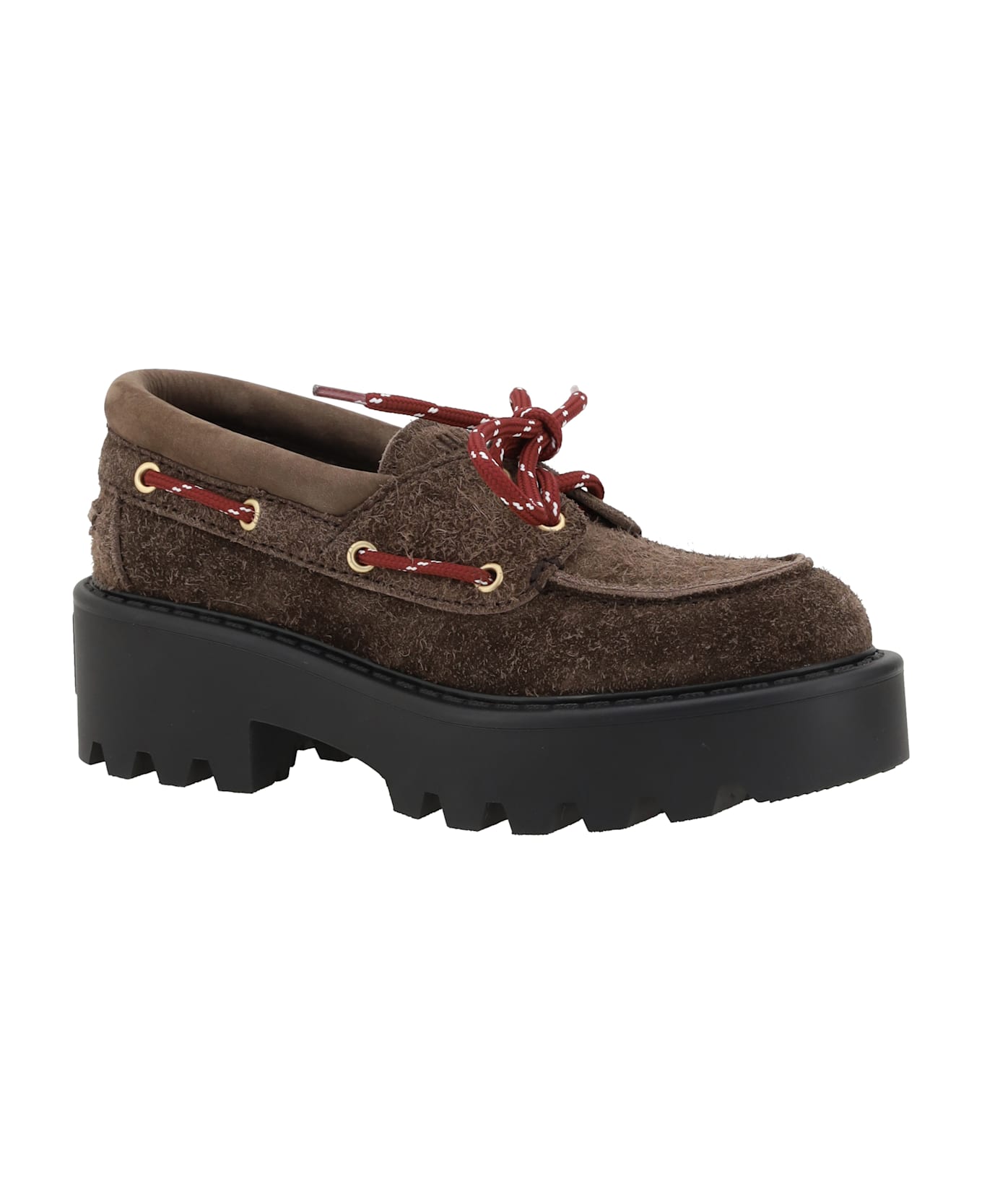 Miu Miu Chunky Sole Loafers - Bruciato