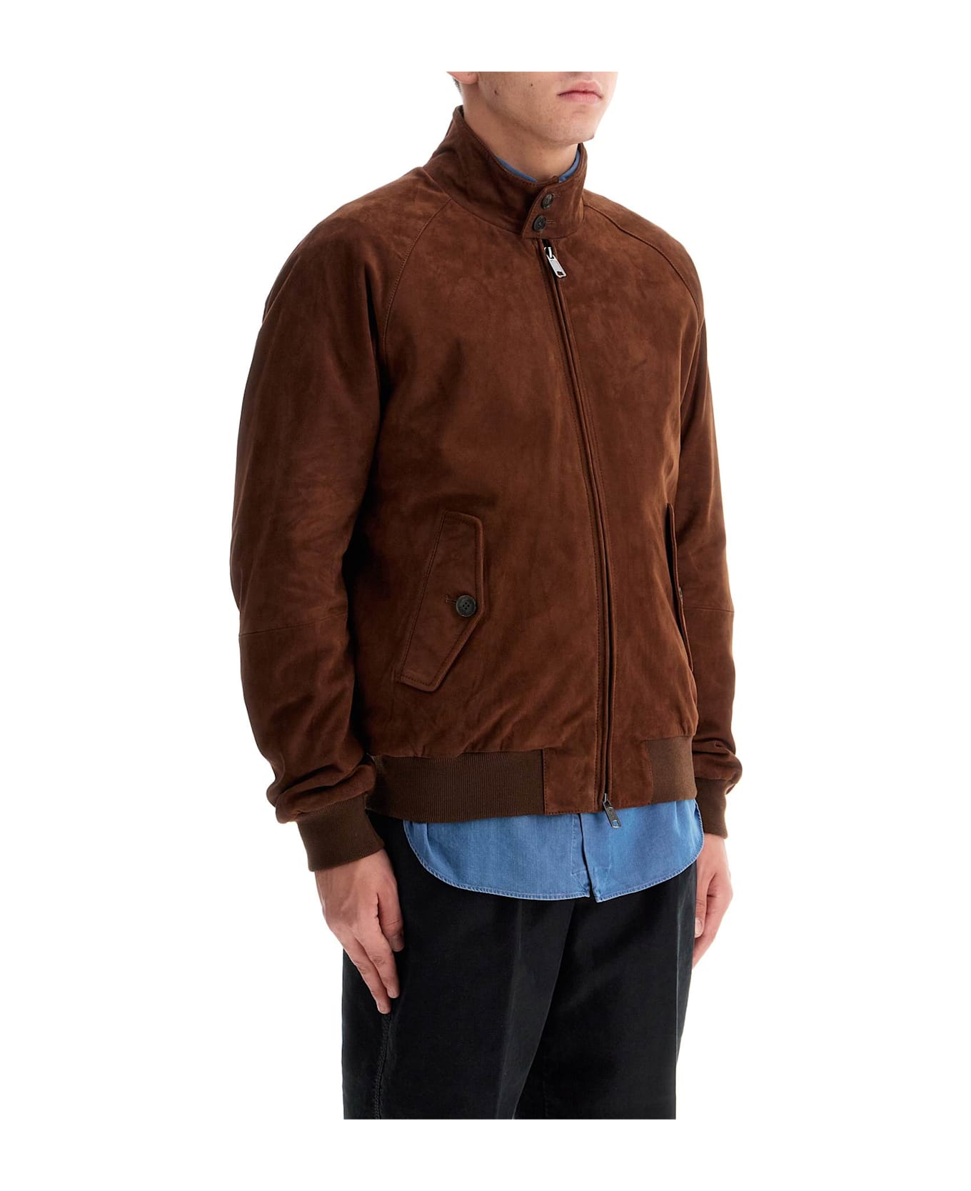 Baracuta Harrington G9 Suede - Brown