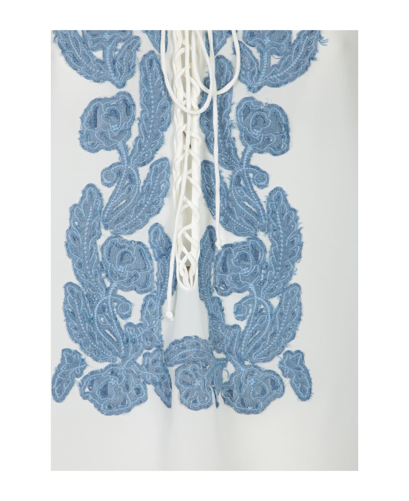 Ermanno Scervino Silk Kaftan - White