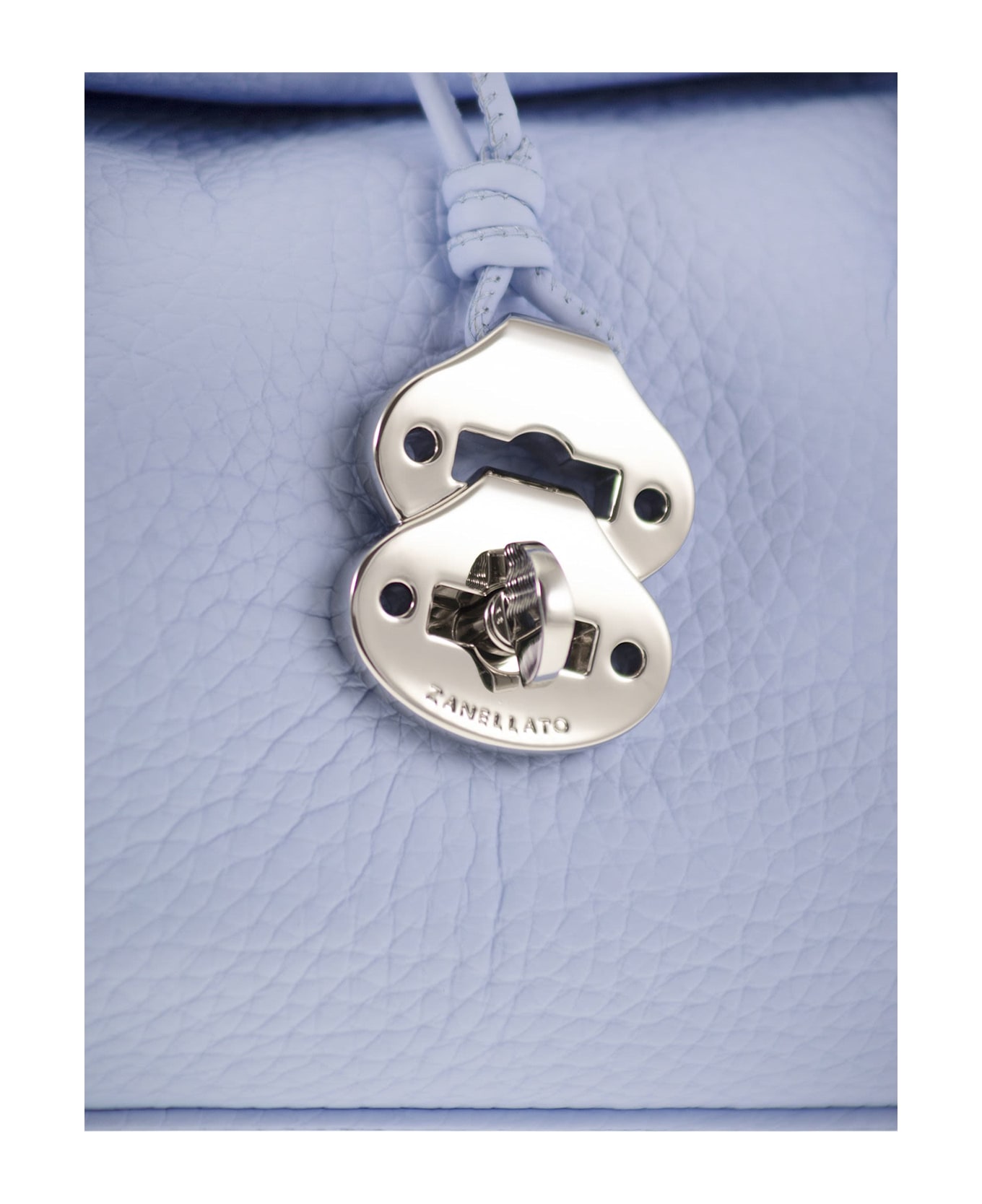 Zanellato Dotta - Grained Leather Bag S - Light Blue