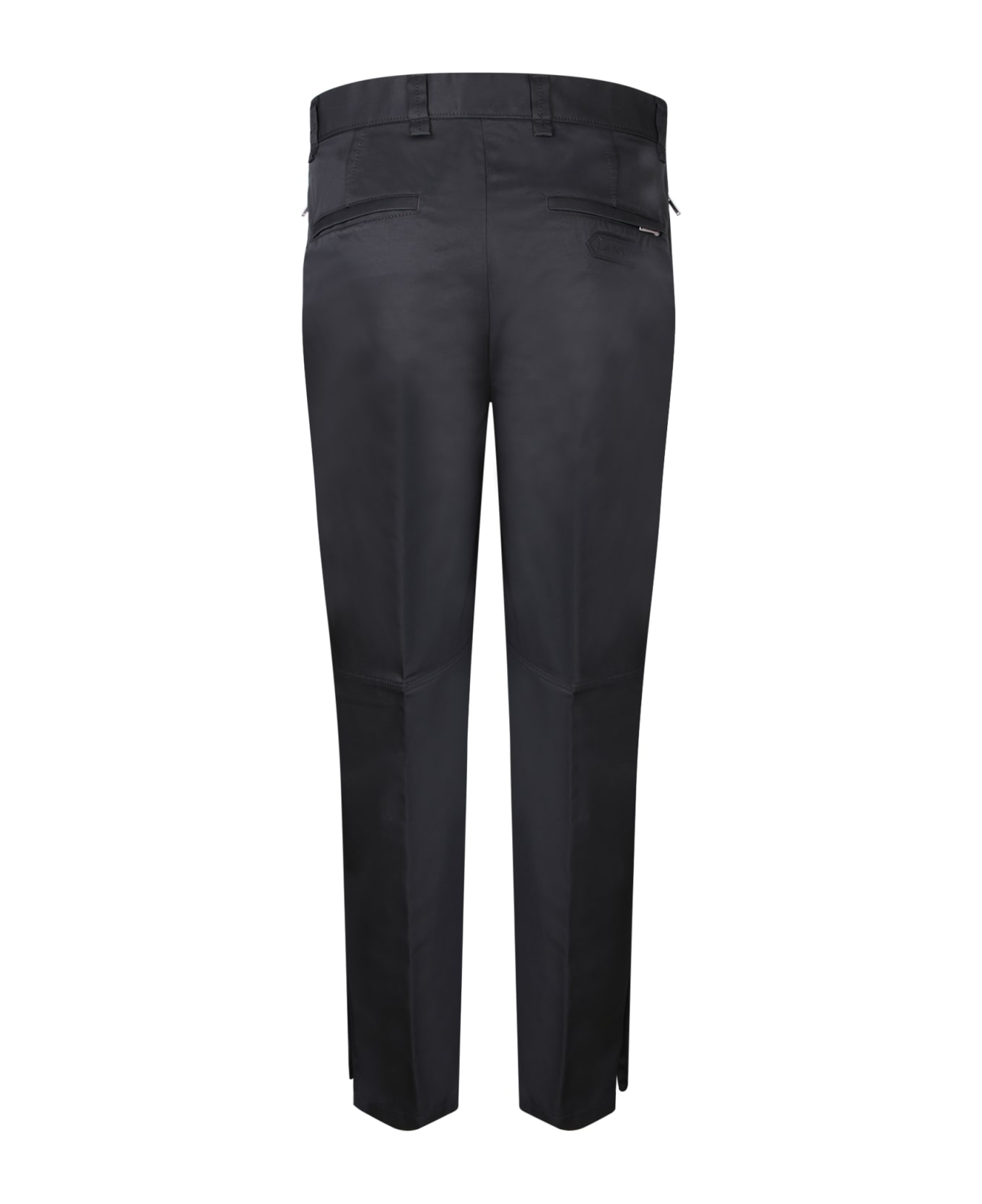 Lanvin Pants In Black Cotton - Black