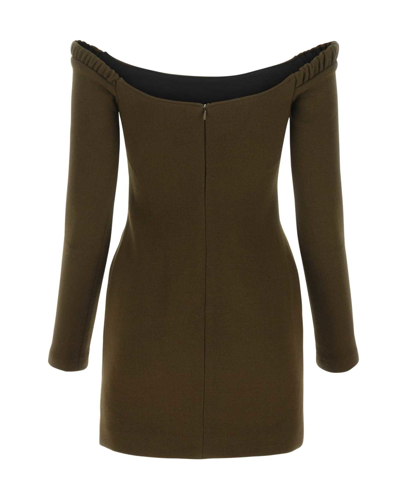 Khaite Brown Wool Mini Dress - 177 ワンピース＆ドレス