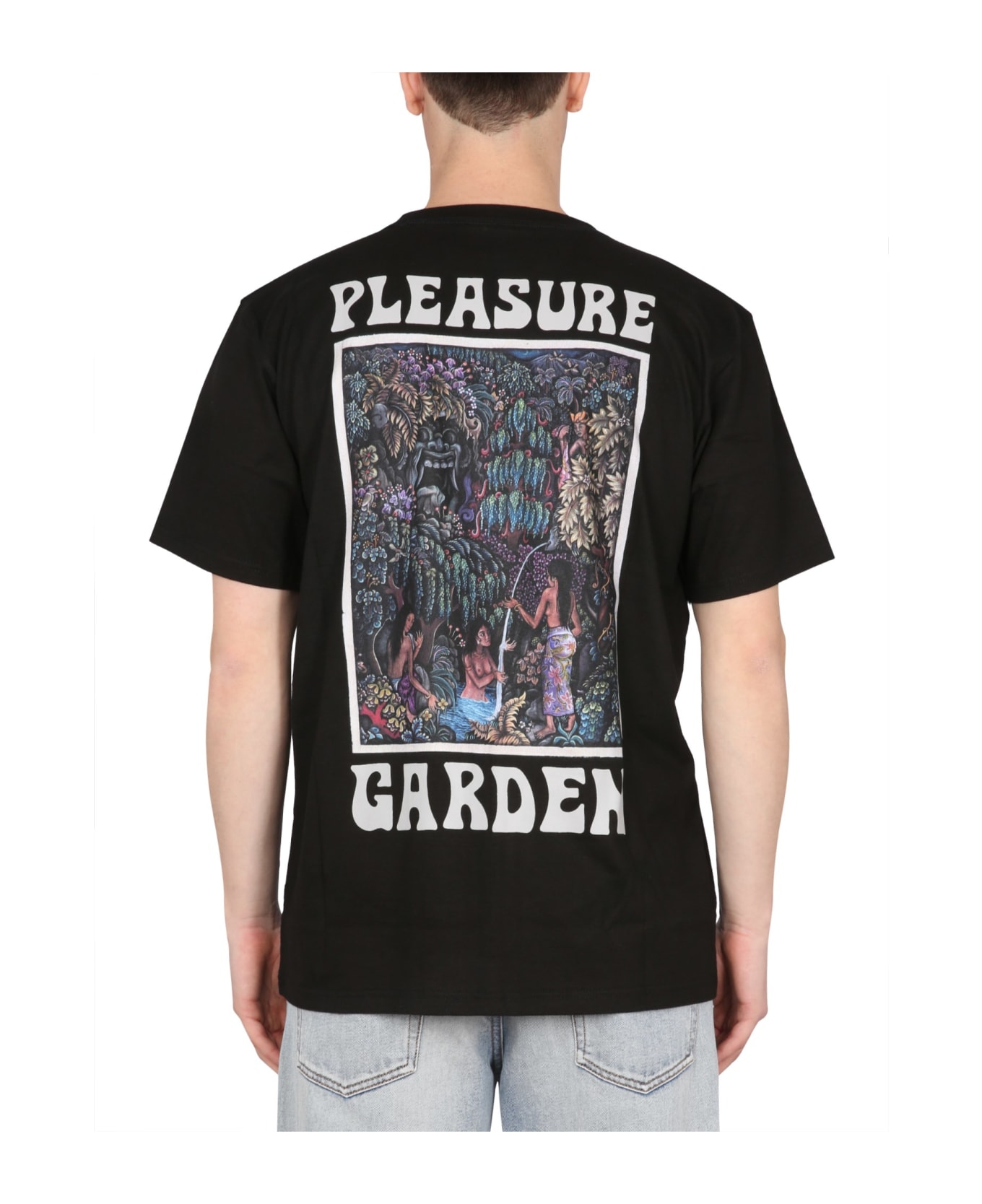 Endless Joy Pleasure Garden T-shirt - NERO