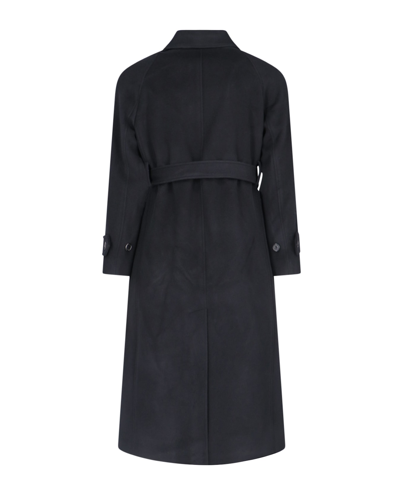 Dunst Wool Trench Coat - Black  