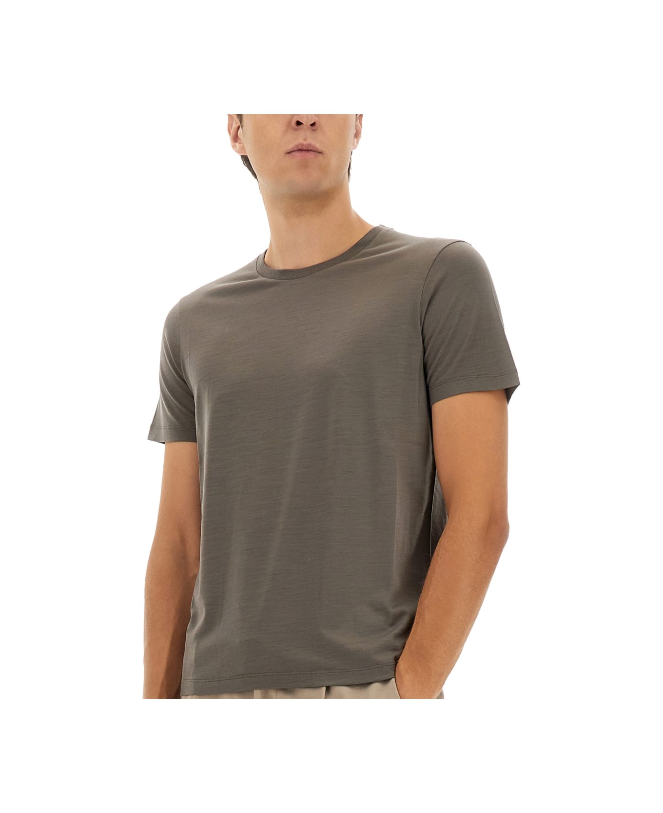 Herno Wool T-shirt - GREY