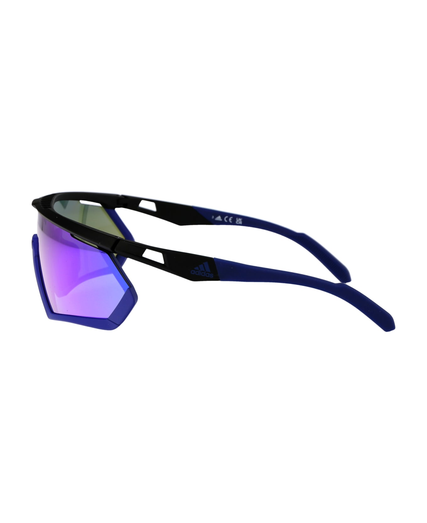 Adidas Sp0054 Sunglasses - 02Z Nero Opaco/Viola Grad E/O Specchiato