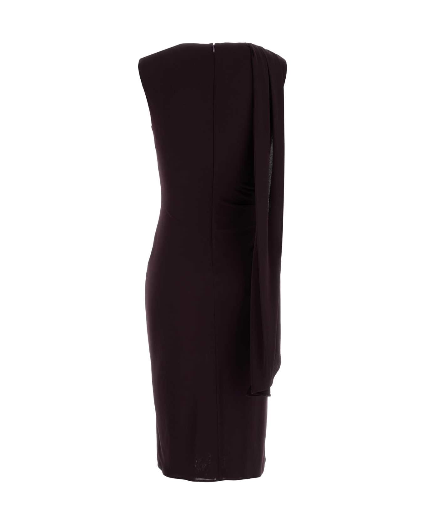 Tom Ford Plum Viscose Dress - PLUM