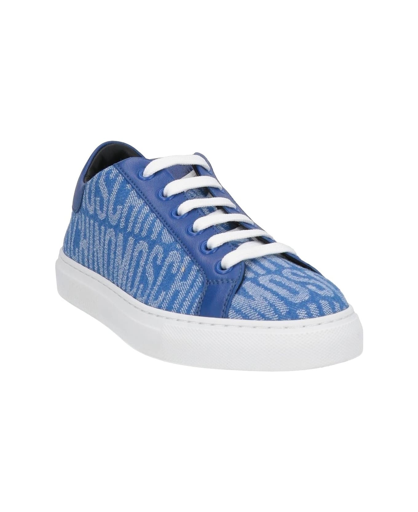 Moschino Logo Low Top Sneakers - Blue