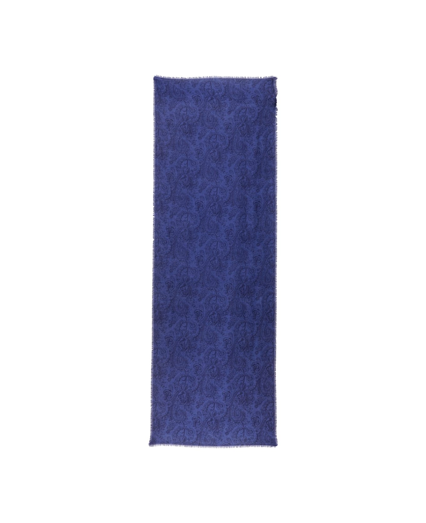 Etro Scarf With Print - Blu スカーフ