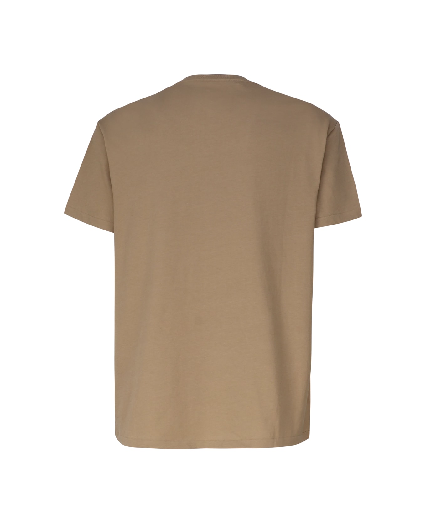 Polo Ralph Lauren T-shirt With Embroidery - Desert Khaki