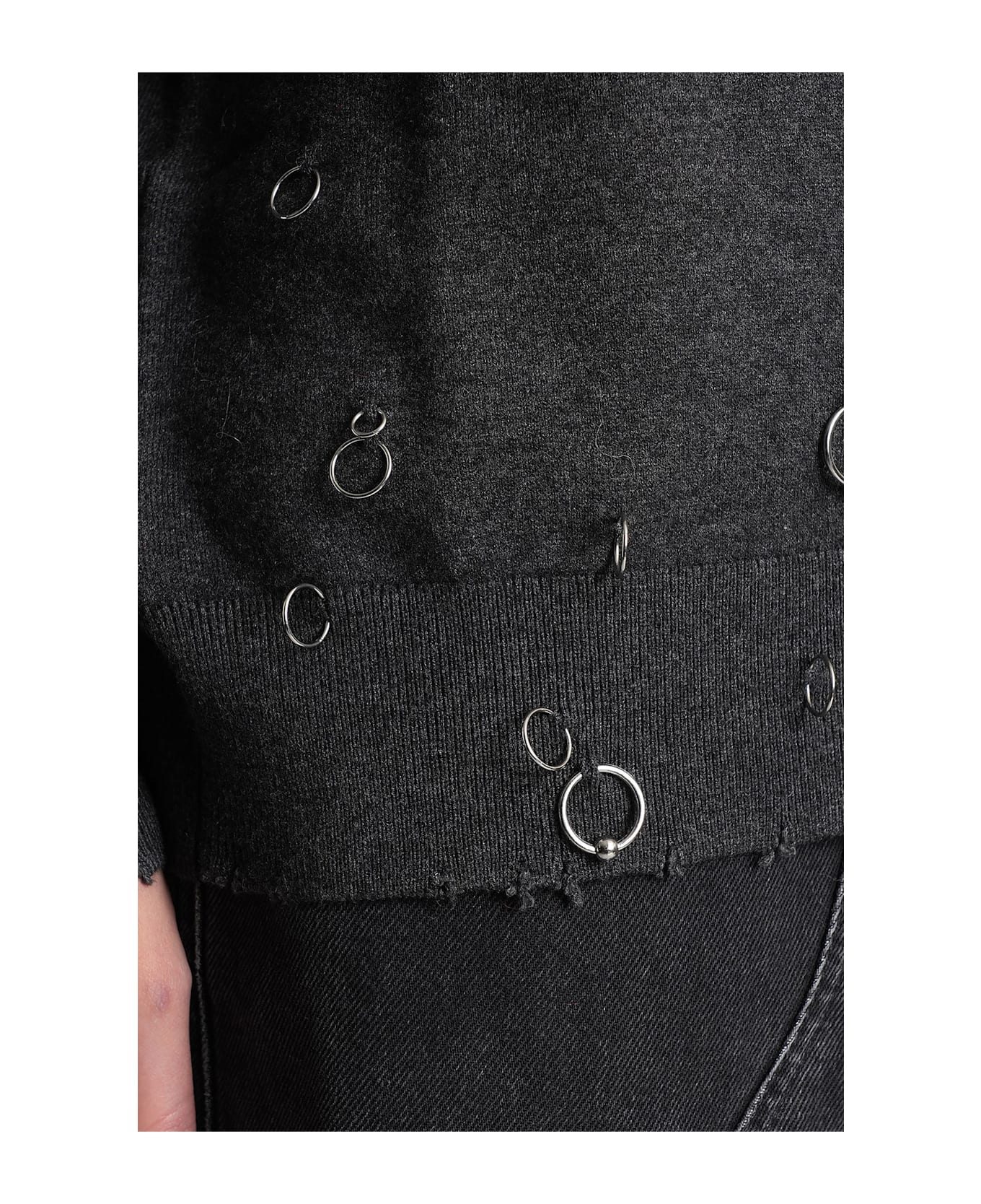 Isabel Marant Cassandre Knitwear In Grey Viscose - grey