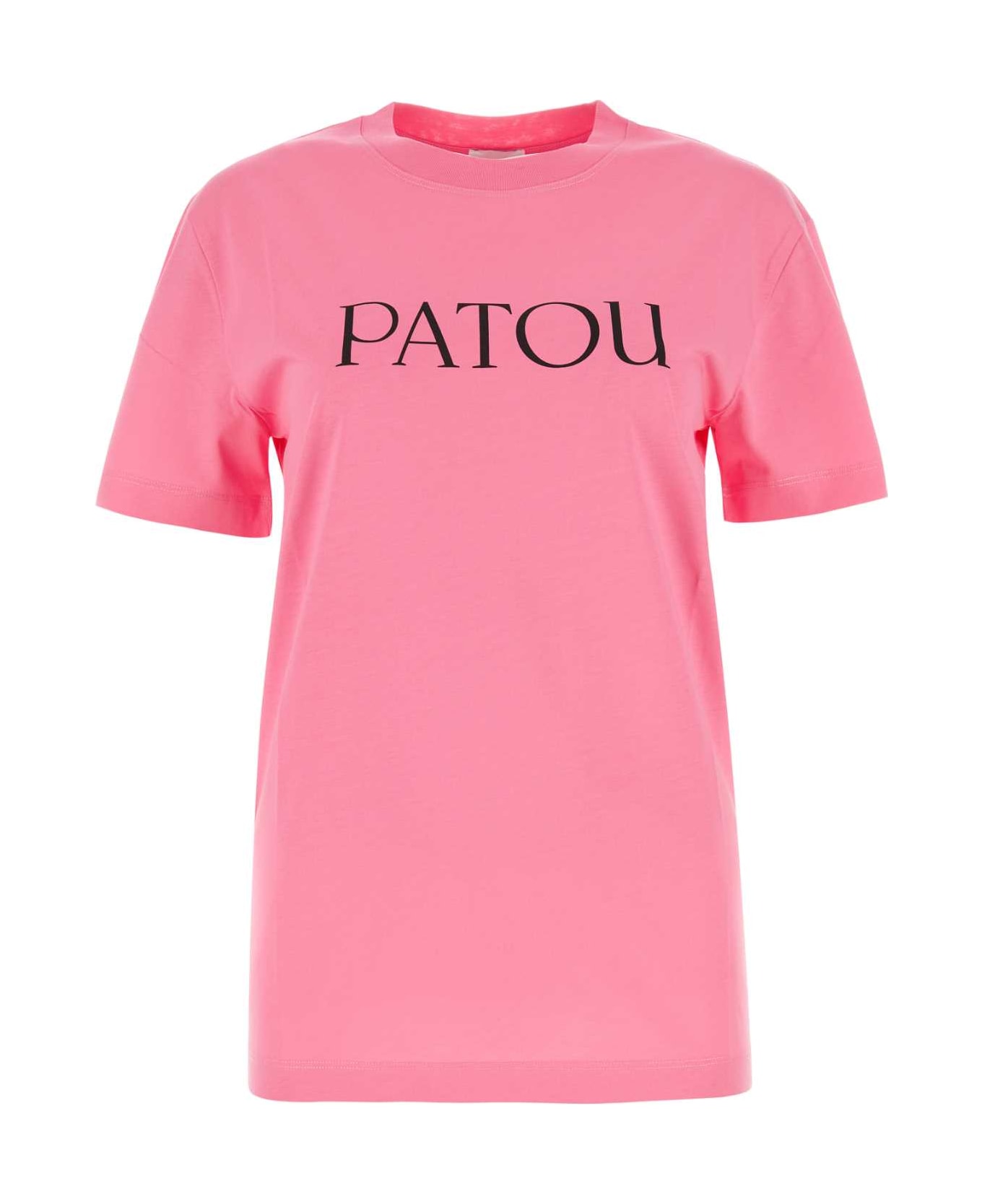 Patou Pink Cotton T-shirt - HOTPINK Tシャツ