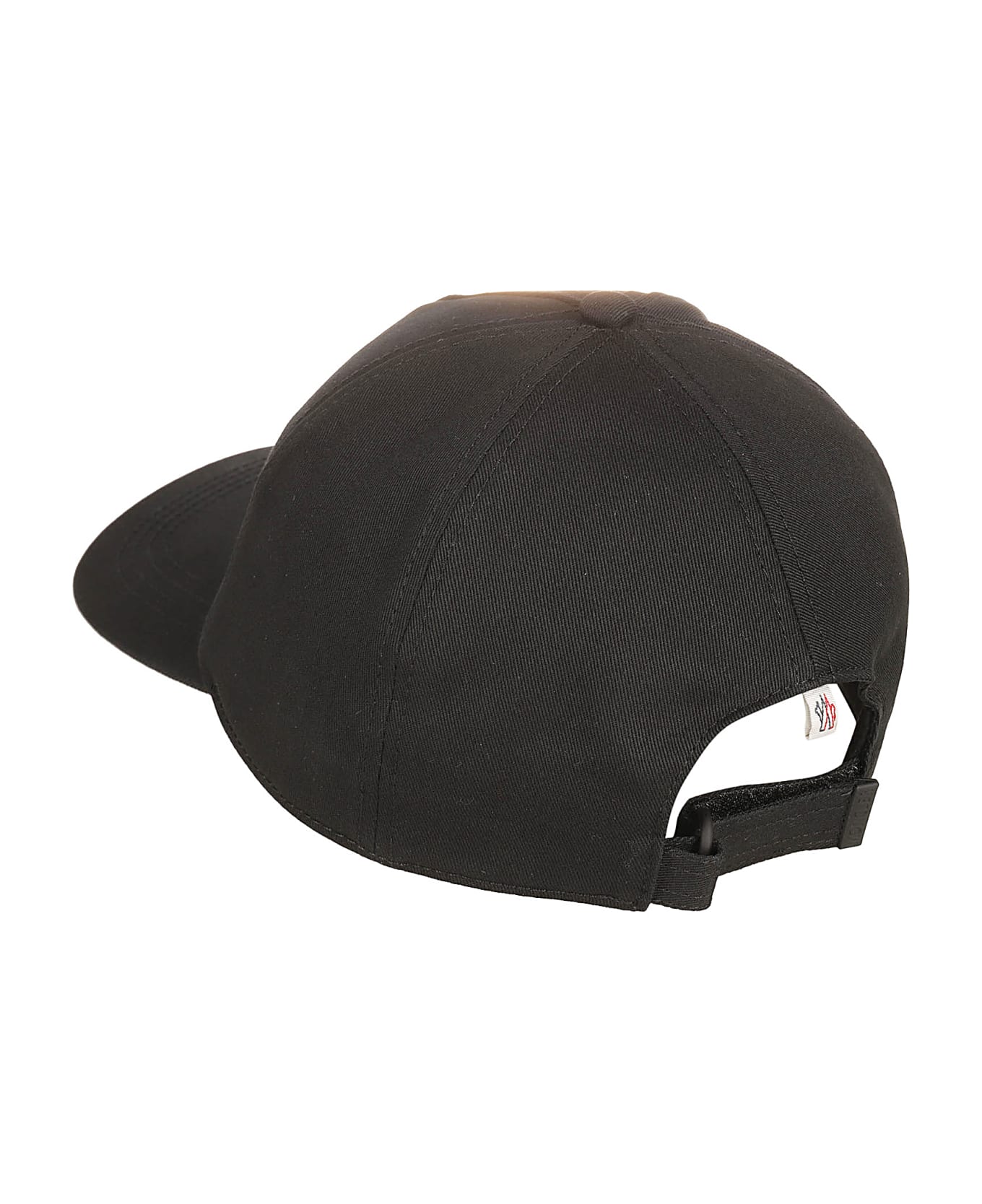 Moncler Grenoble Logo Patch Baseball Cap - Black