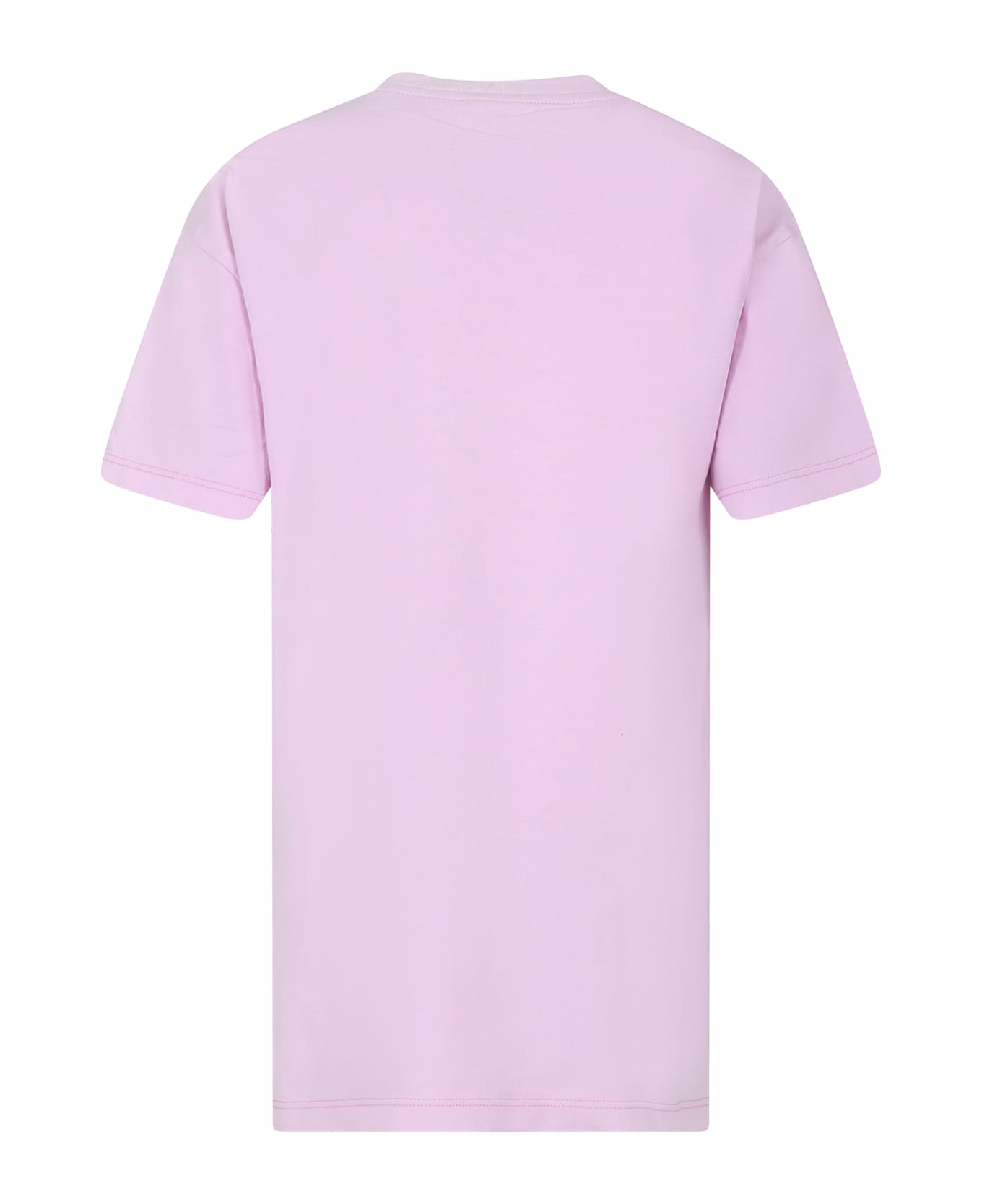 Barrow Pink Casual Dress For Girls With Logo - Pink