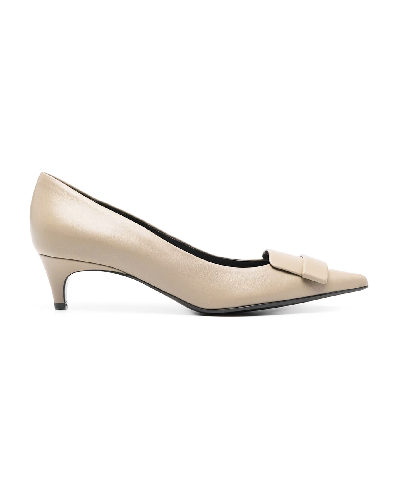 Sergio Rossi Sr1 Leather Pumps - Beige
