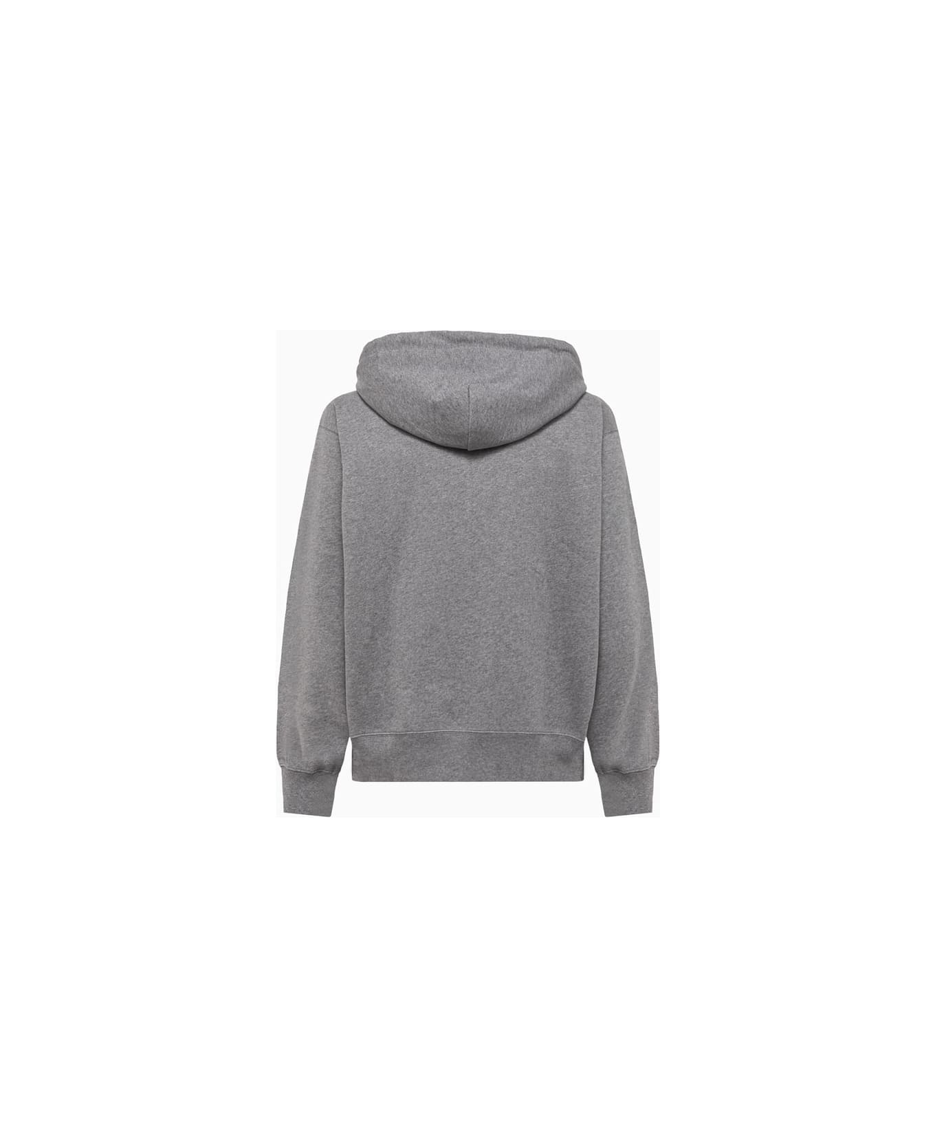 Acne Studios Hooded Sweatshirt With Zip - Grey