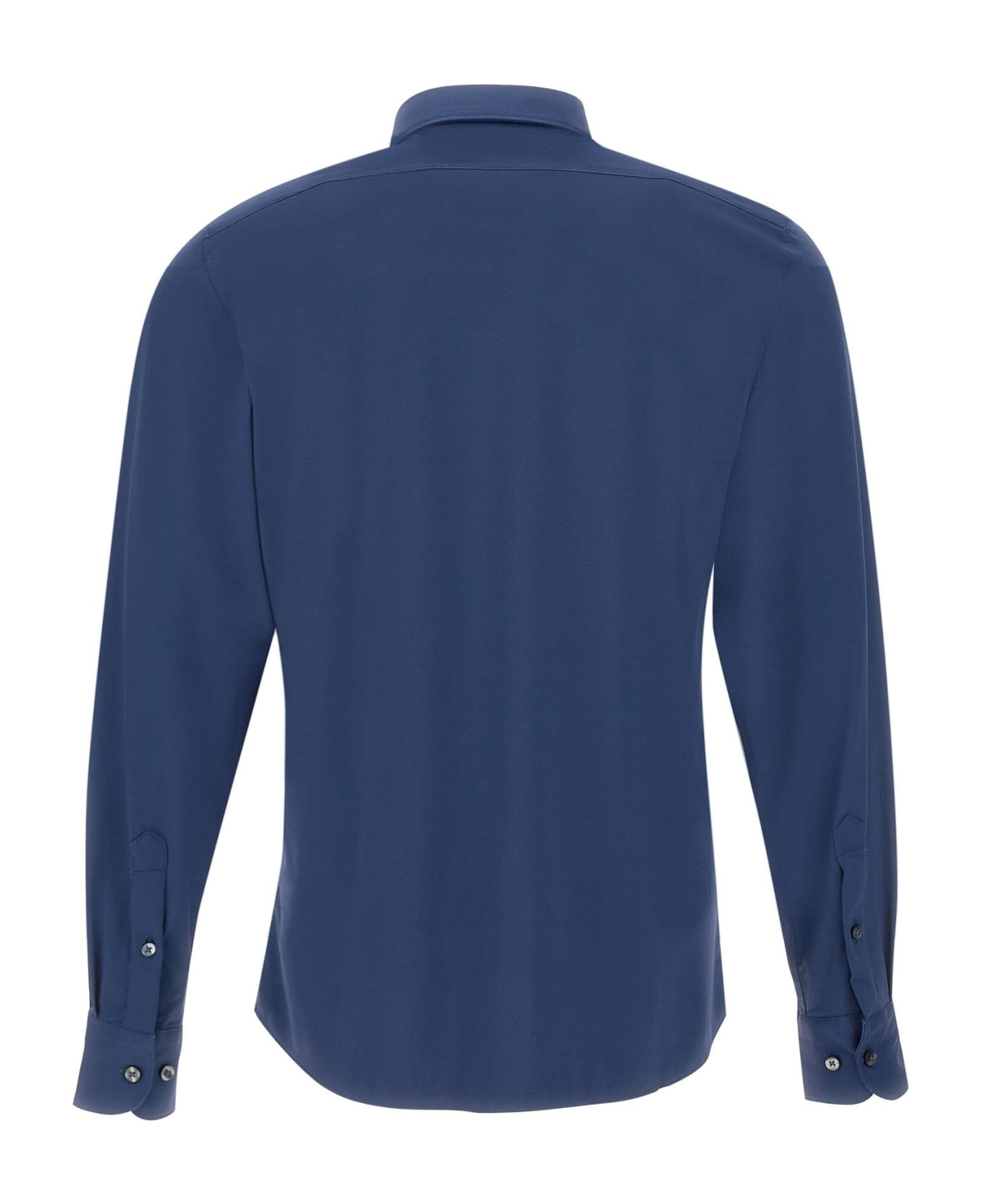 RRD - Roberto Ricci Design "oxford Open" Shirt - BLUE シャツ