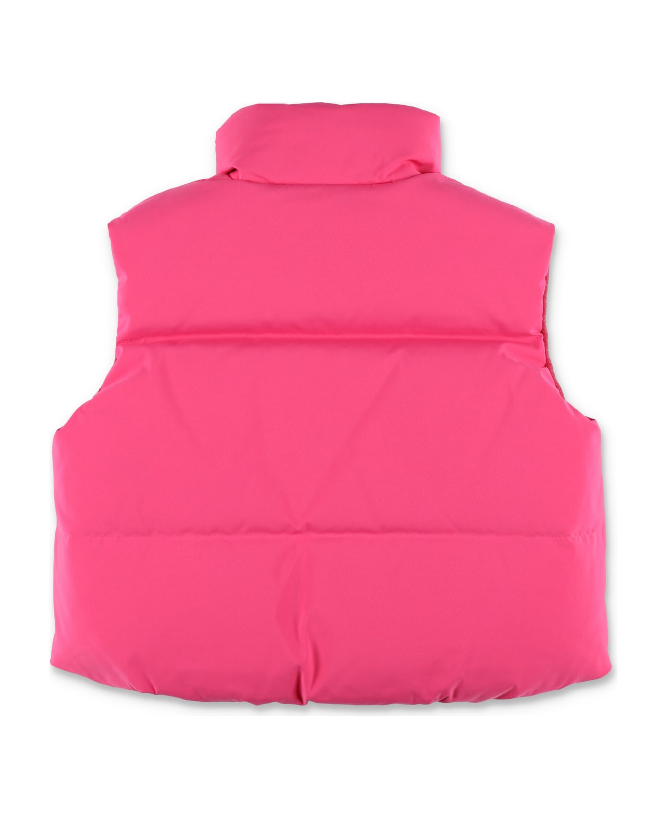 Il Gufo Padded Goose Feather Vest - FUXIA