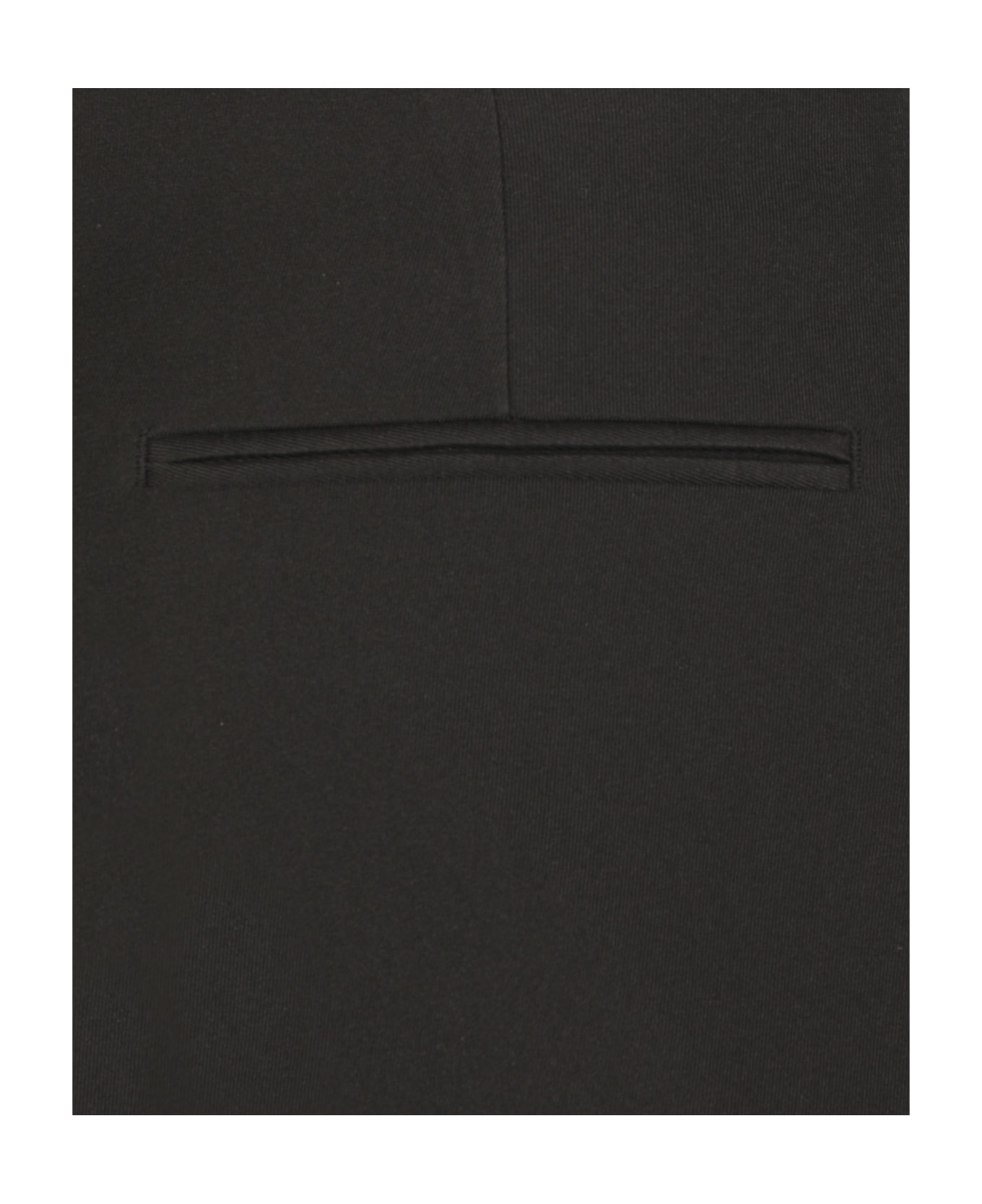 Jil Sander Silk Blend Tailor Trousers - Black