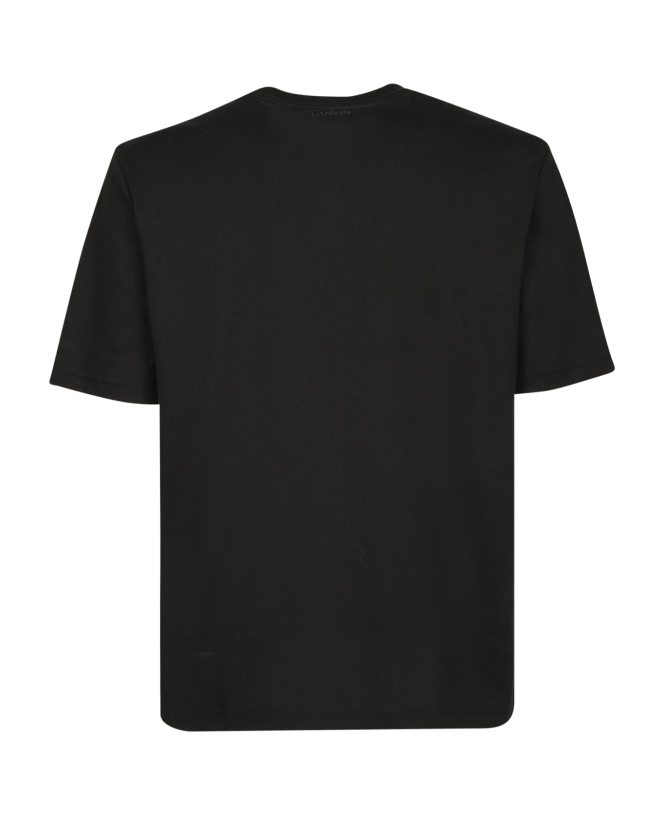 Lanvin T-shirt With Logo And Graphic Print - Black シャツ