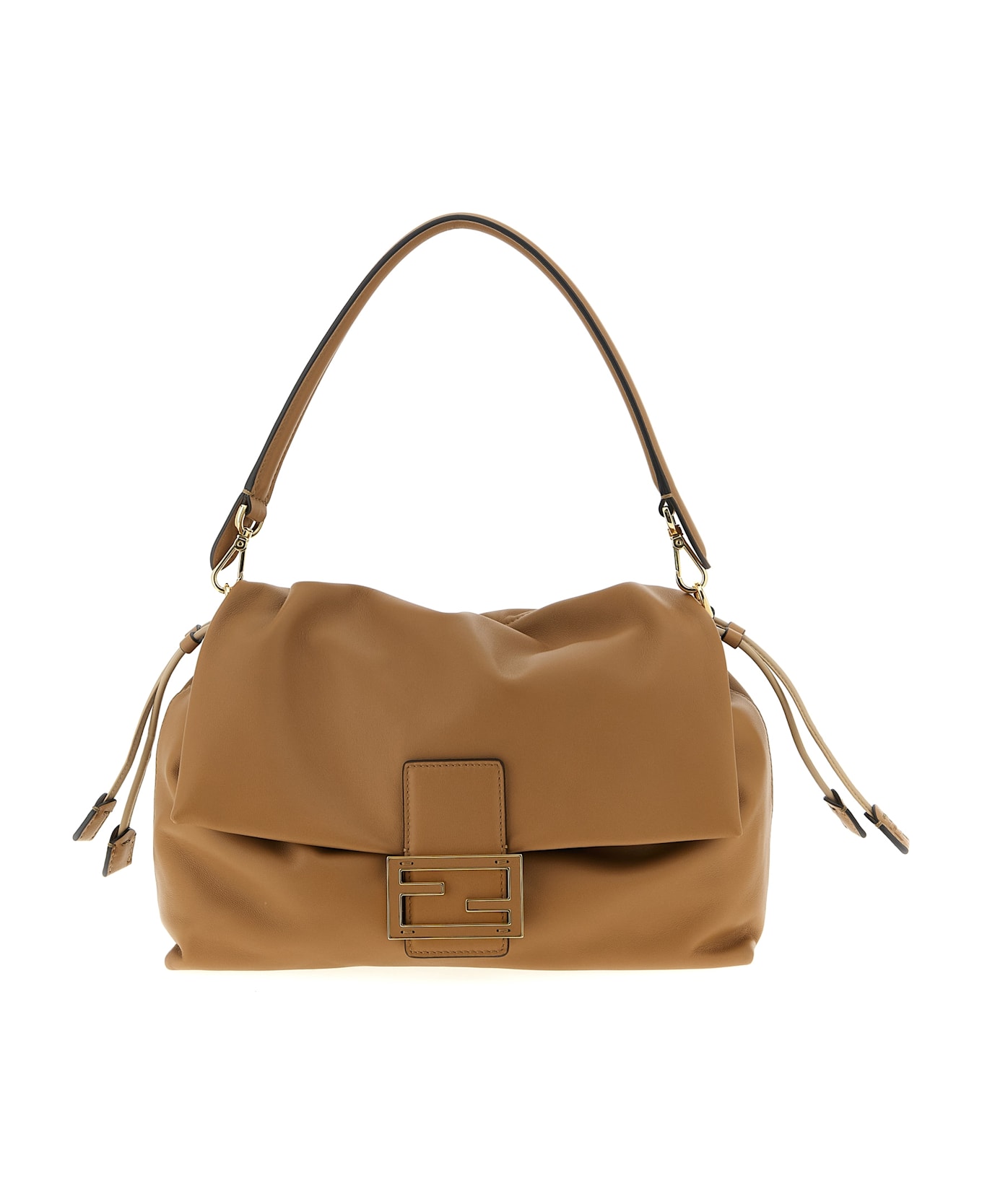 Fendi 
mamma Baguette
 Large Shoulder Bag - BEIGE