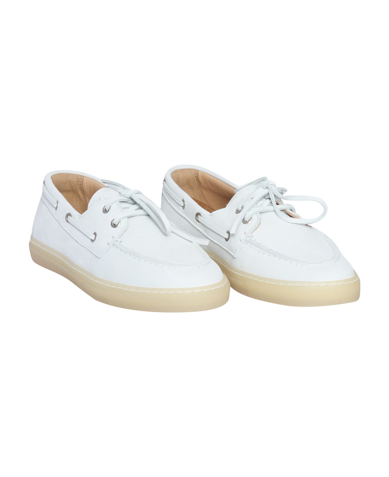 Copenhagen Woman Nabuc Loafer - WHITE