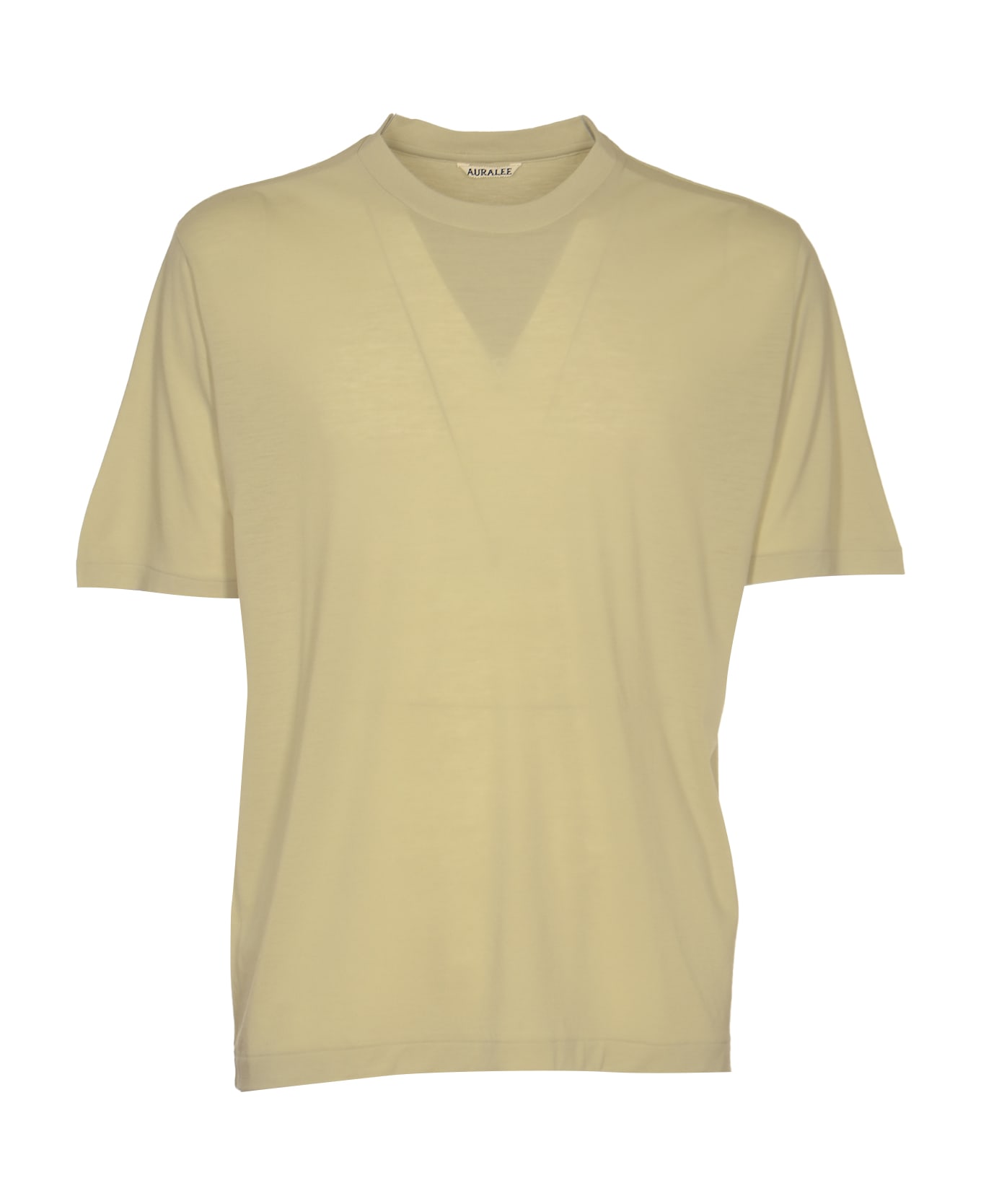 Auralee Super Soft Wool Jersey T-shirt - Light Green