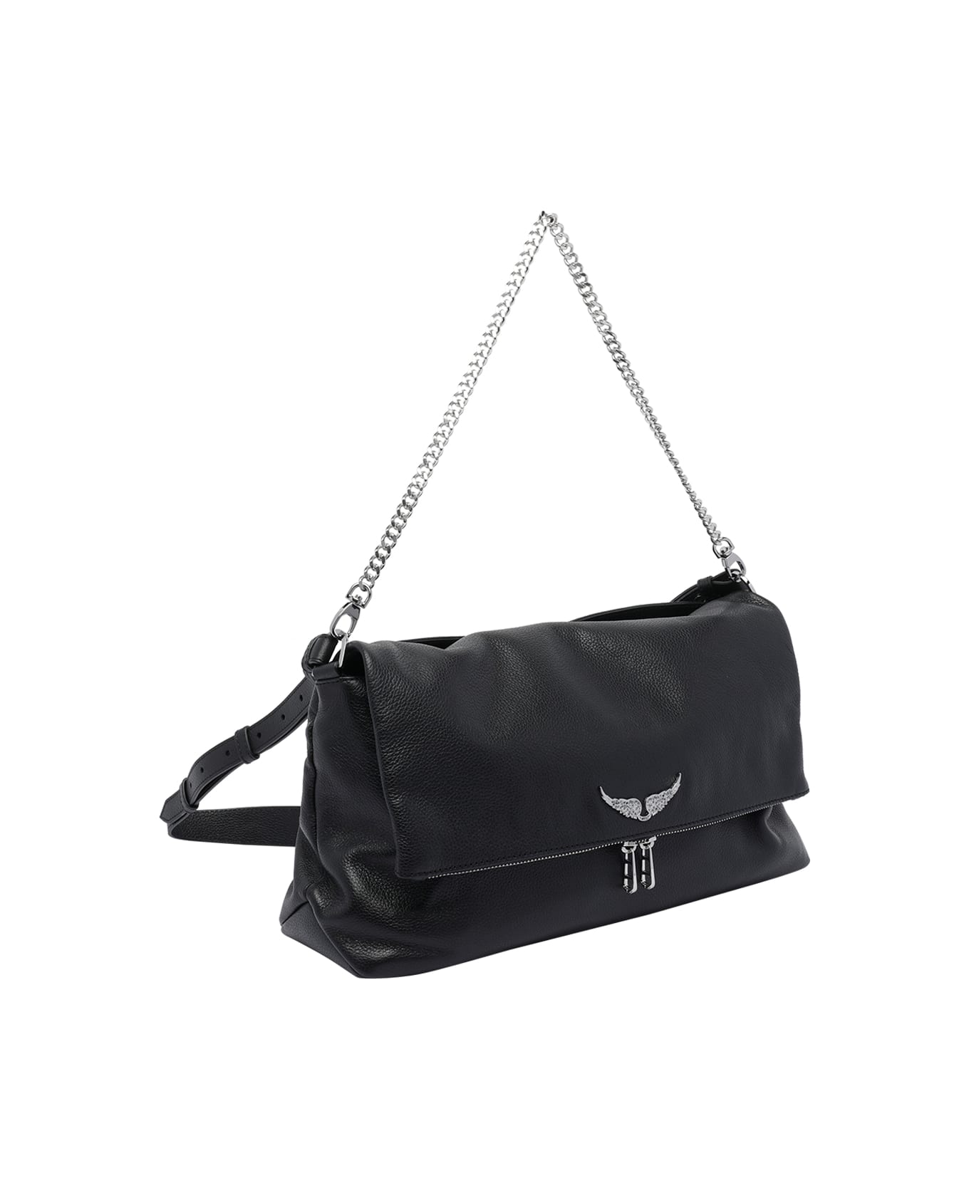 Zadig 
Voltaire Xl Rocky Shoulder Bag - Black