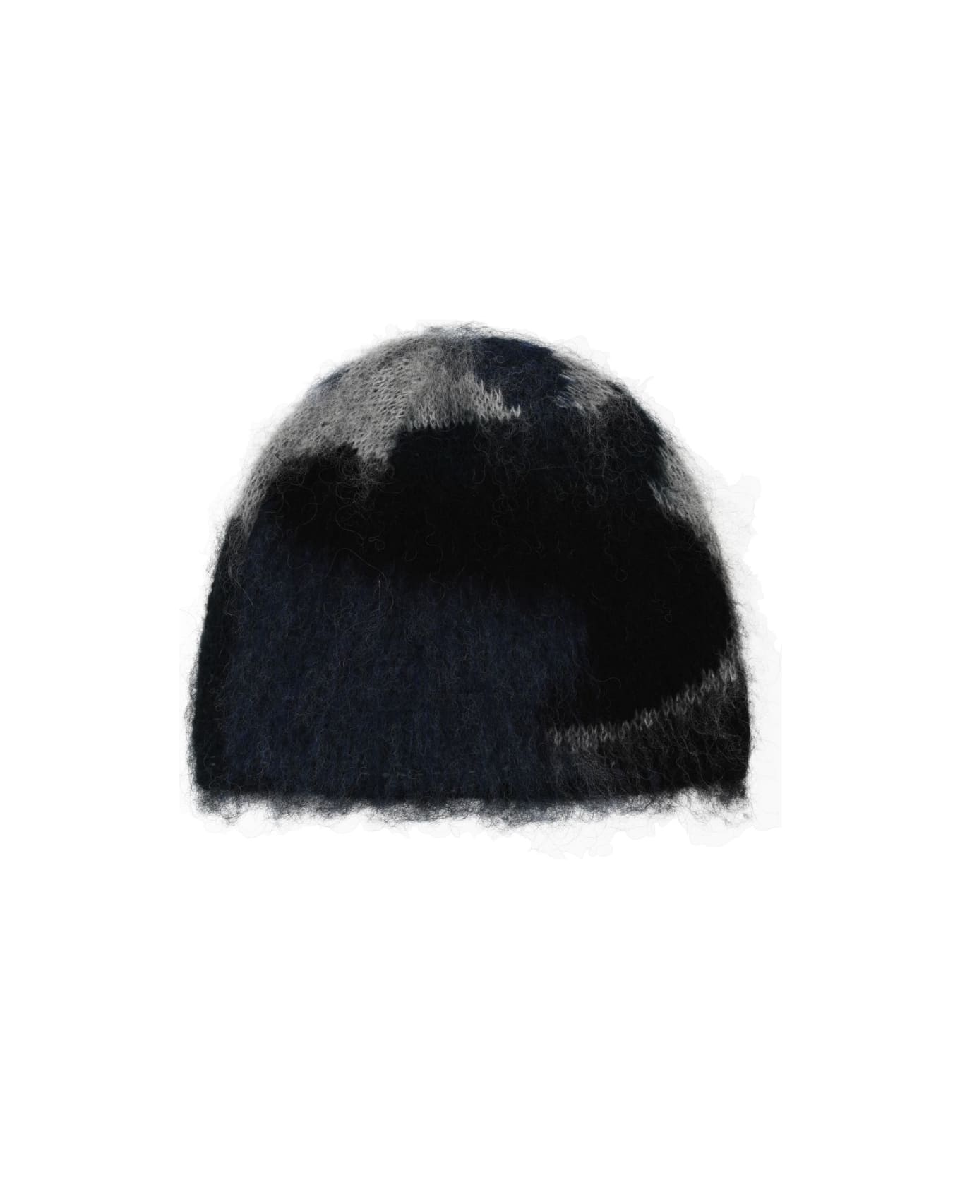 And Wander Wool Blend Beanie - BLACK