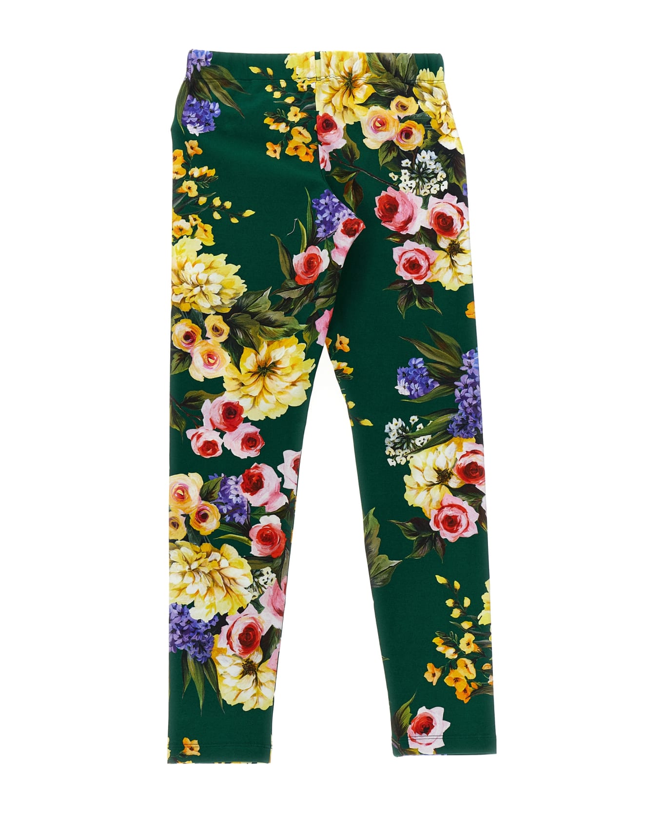 Dolce & Gabbana Floral Print Leggings - Multicolor