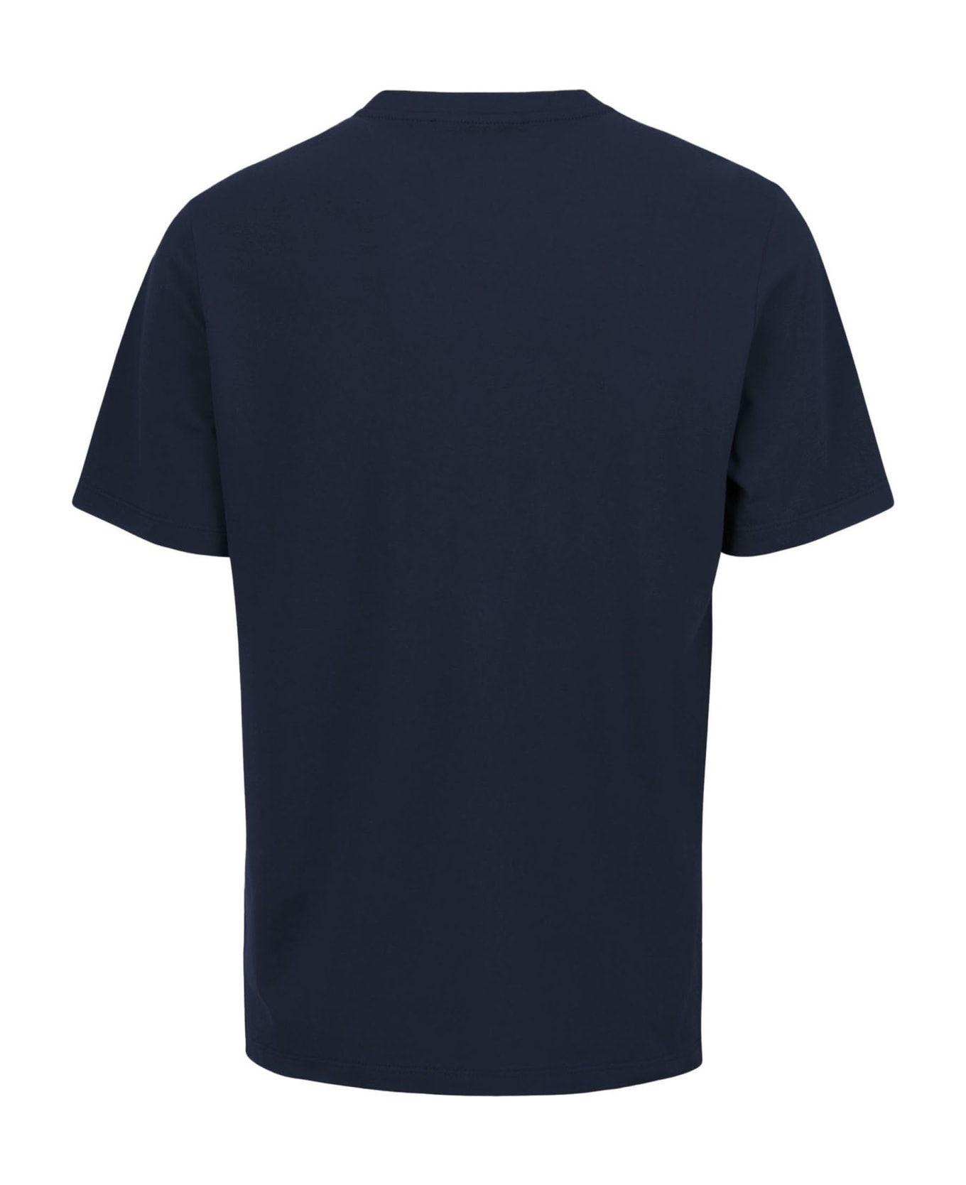 Kangra Blue Cotton T-shirt - Blue