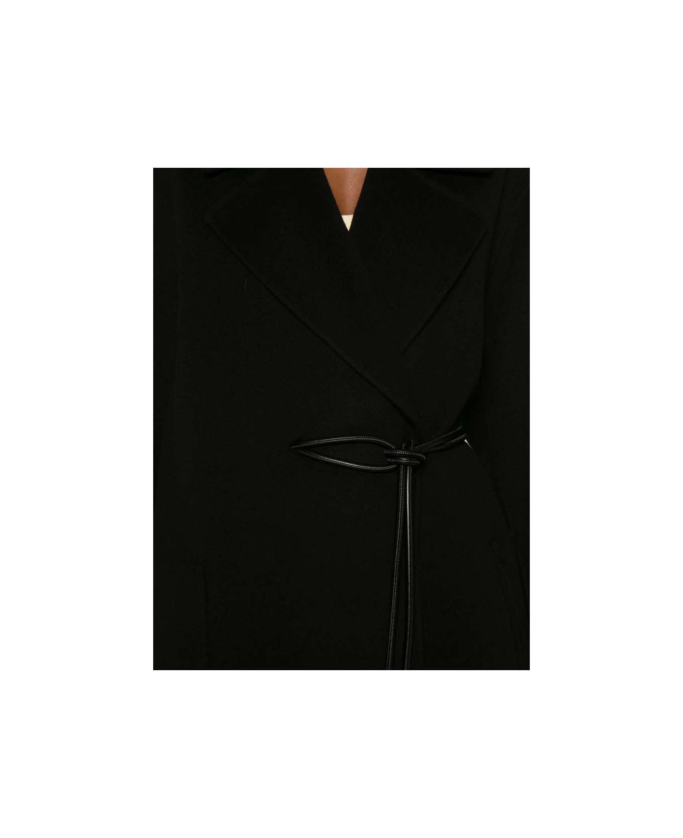 SportMax Coat - BLACK