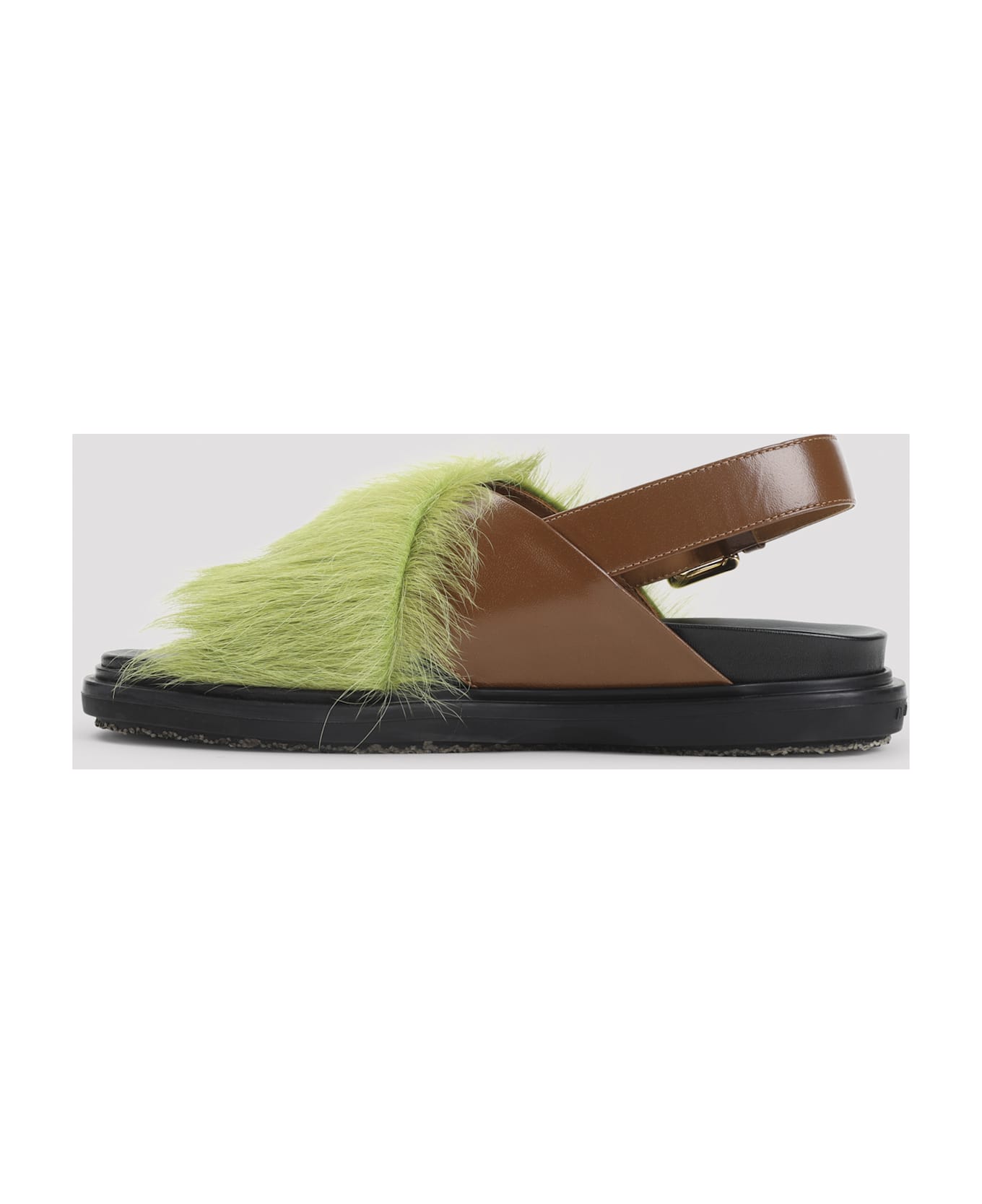 Marni Fussbett Sandals - Brown Lime