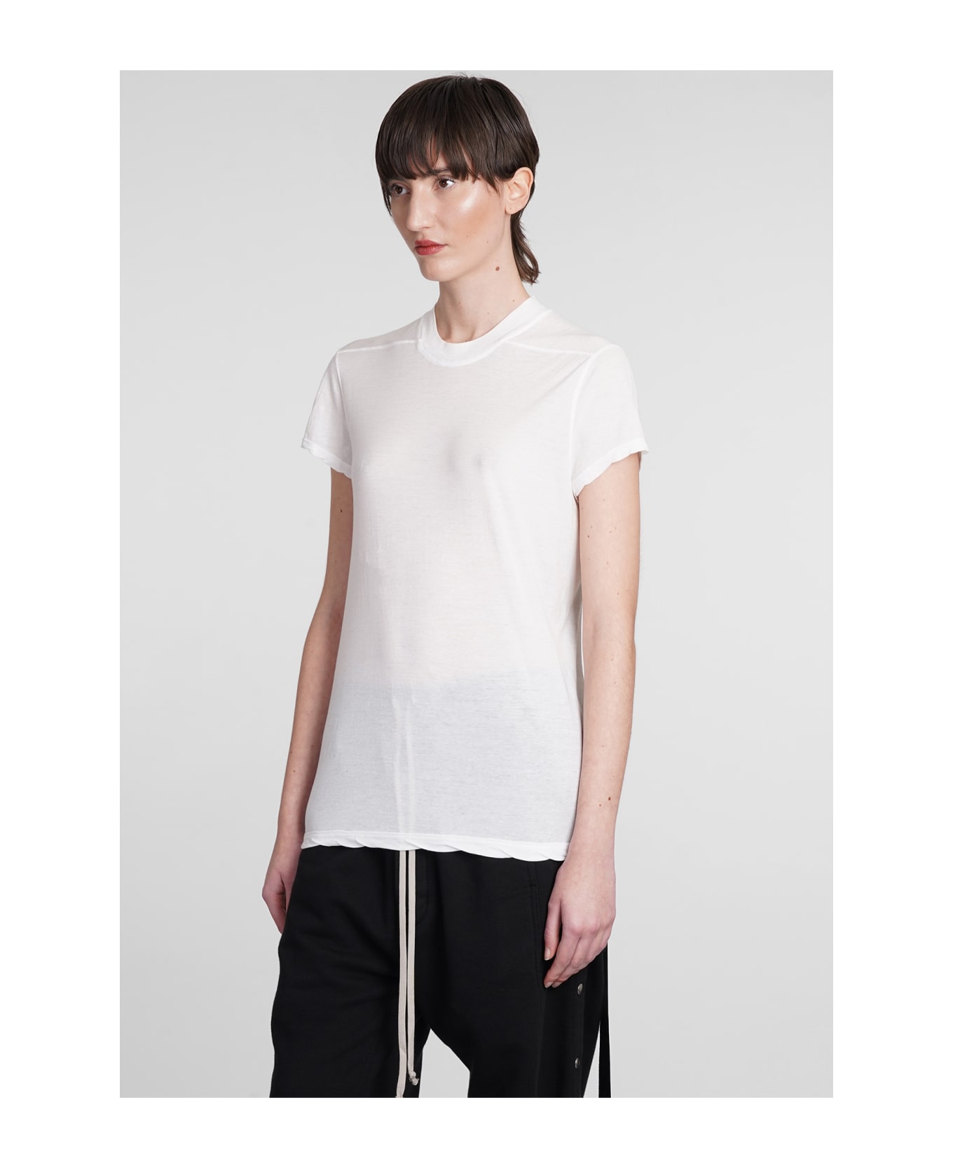 DRKSHDW Small Level T T-shirt In White Cotton - white