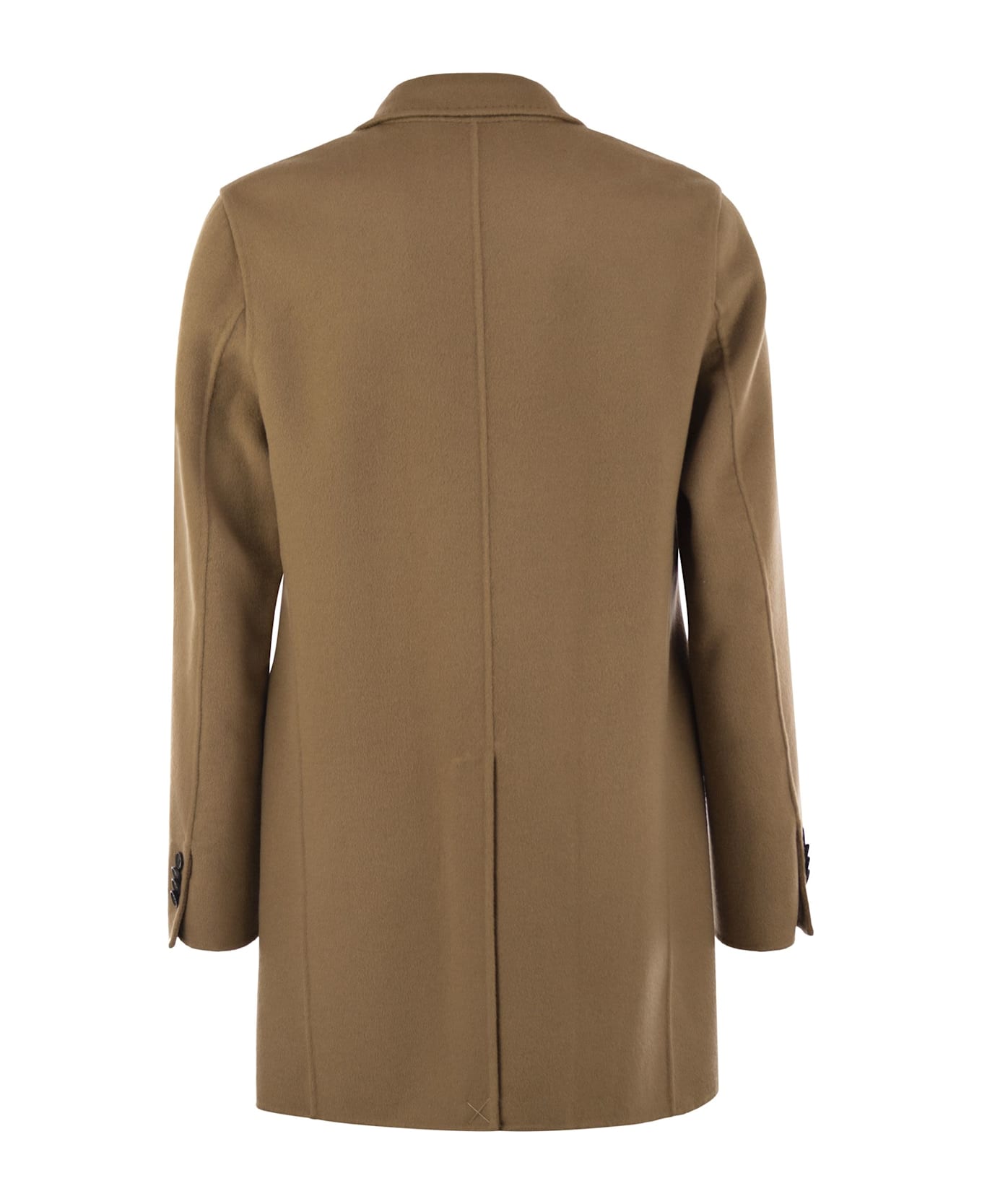 Paltò Gregorio - Double-breasted With Double Lance Lapels - Camel