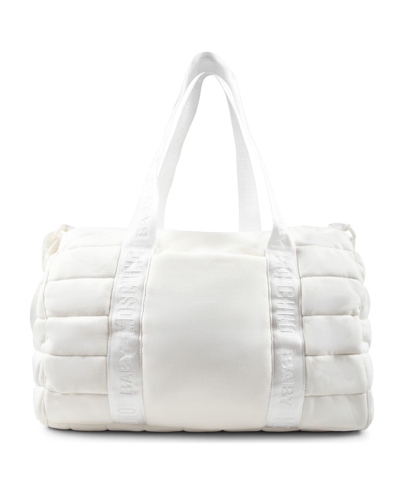 Moschino Ivory Changing Bag For Babykids With Teddy Bear - Ivory