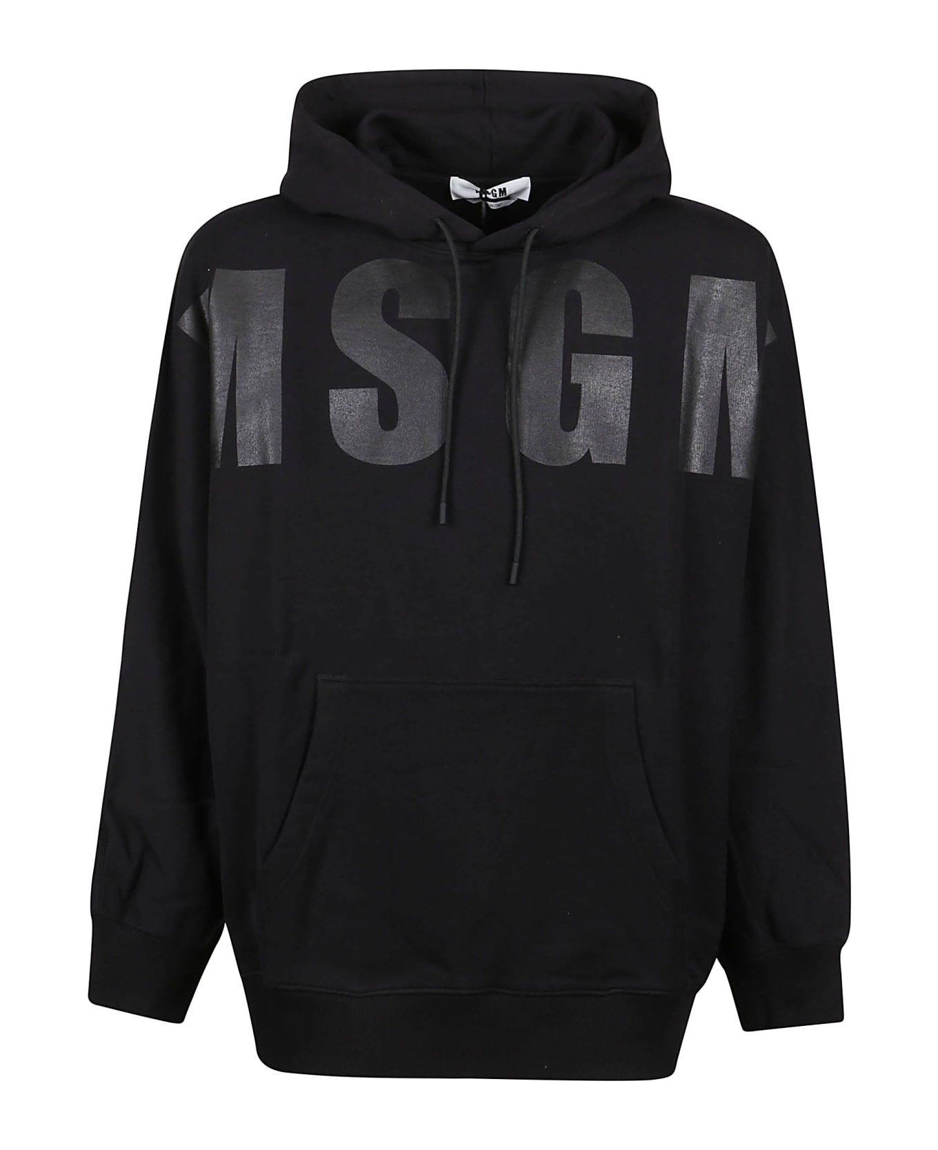 MSGM Logo Print Sweatshirt - Black