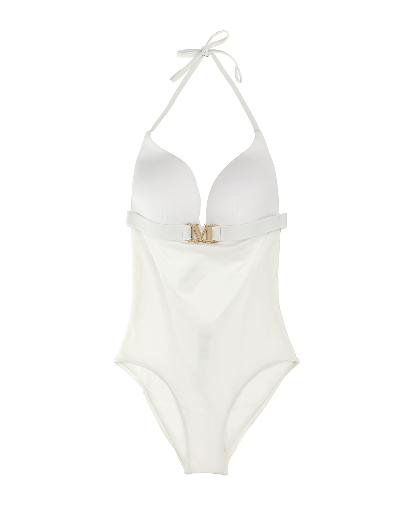 Max Mara 'cecilia' One-piece Swimsuit - White