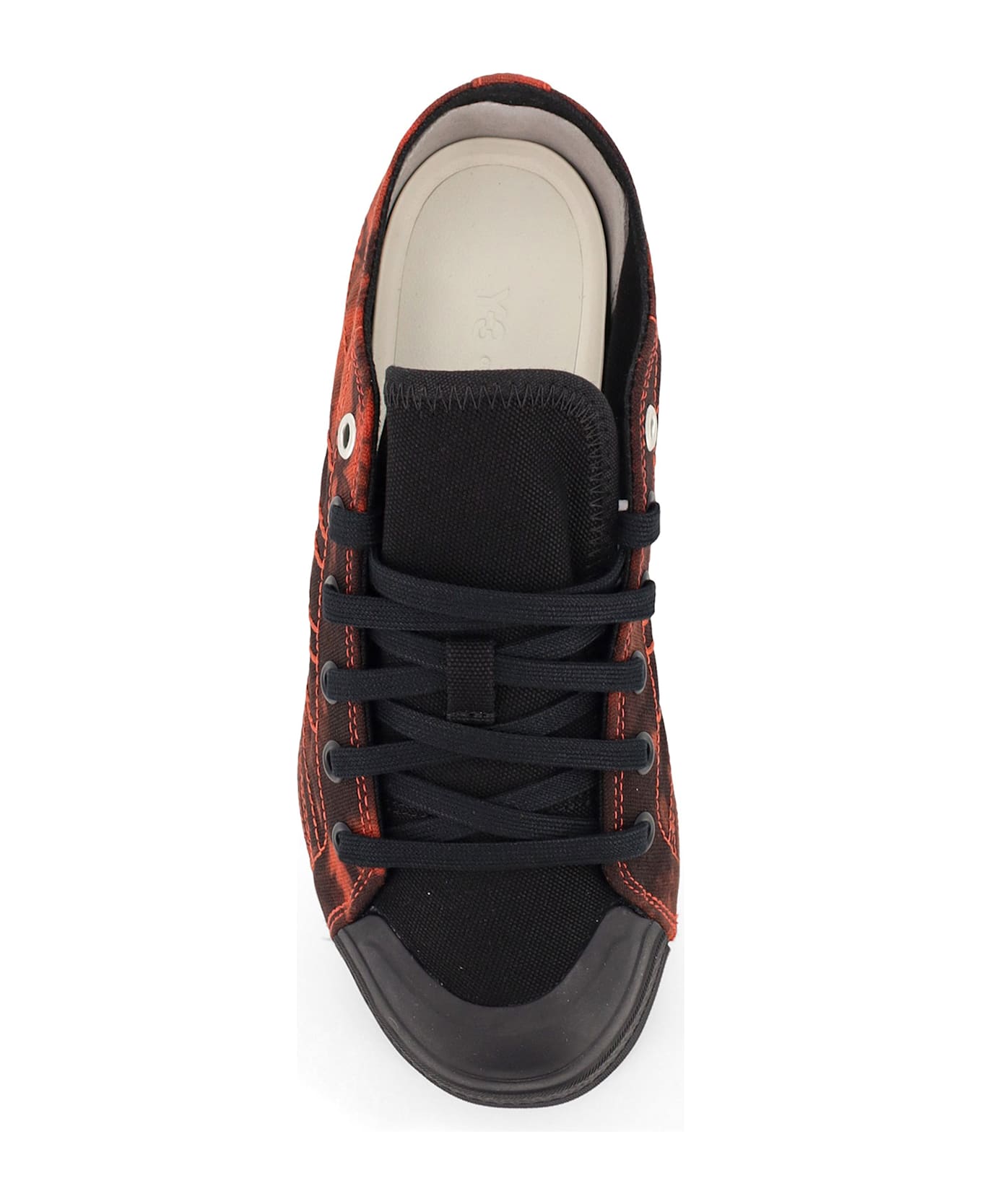 Y-3 Nizza Lo Canvas Sneakers - Black