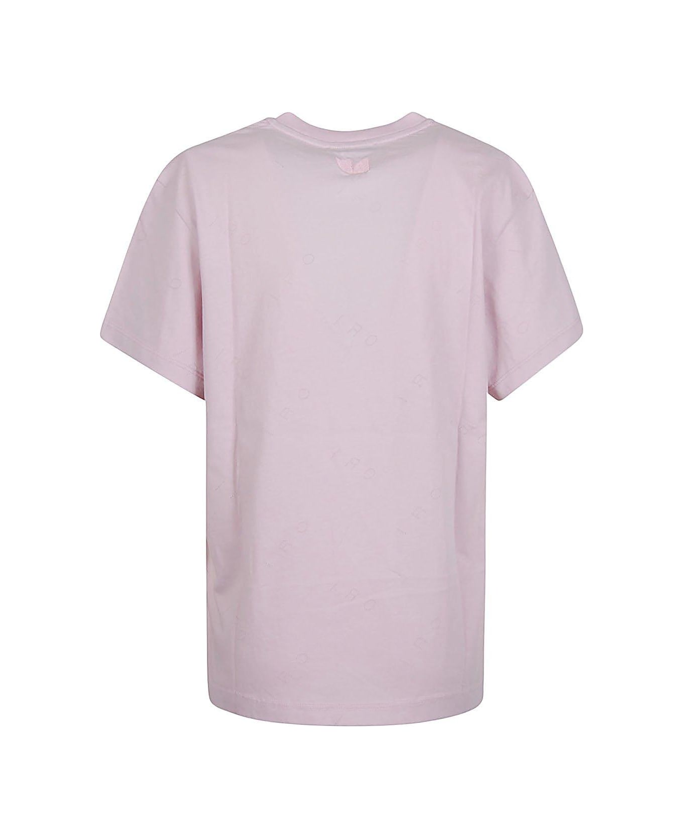IRO V-neck T-shirt - Pink