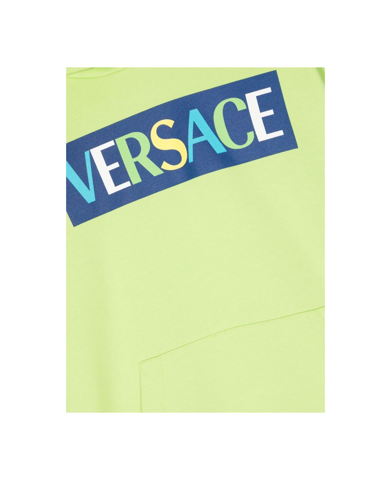 Versace Logo Hoodie - GREEN