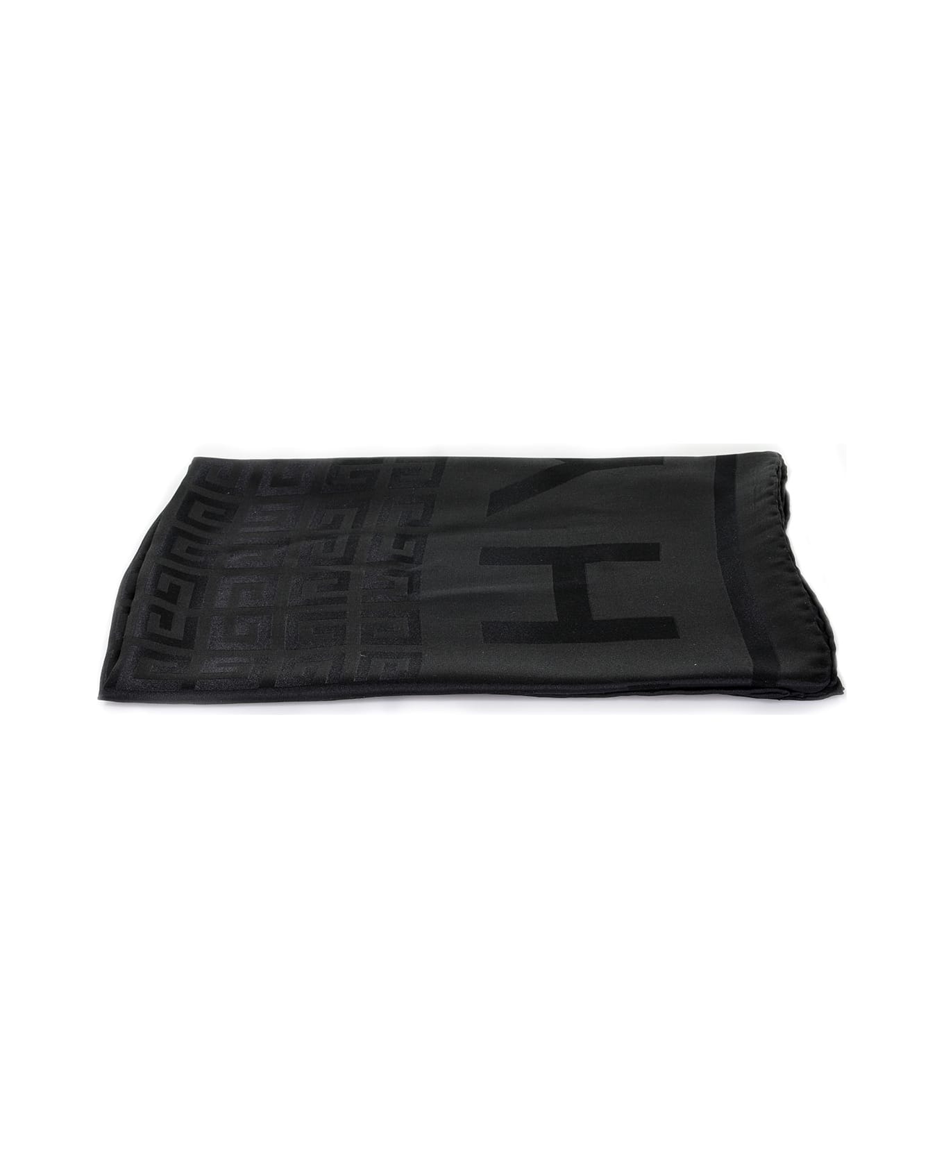 Givenchy Large 4g Silk Scarf - BLACK
