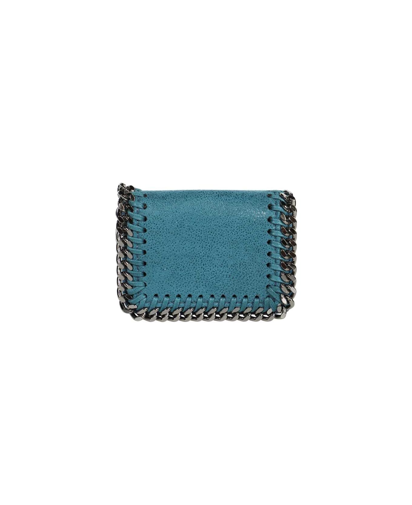 Stella McCartney Falabella Small Wallet - turquoise