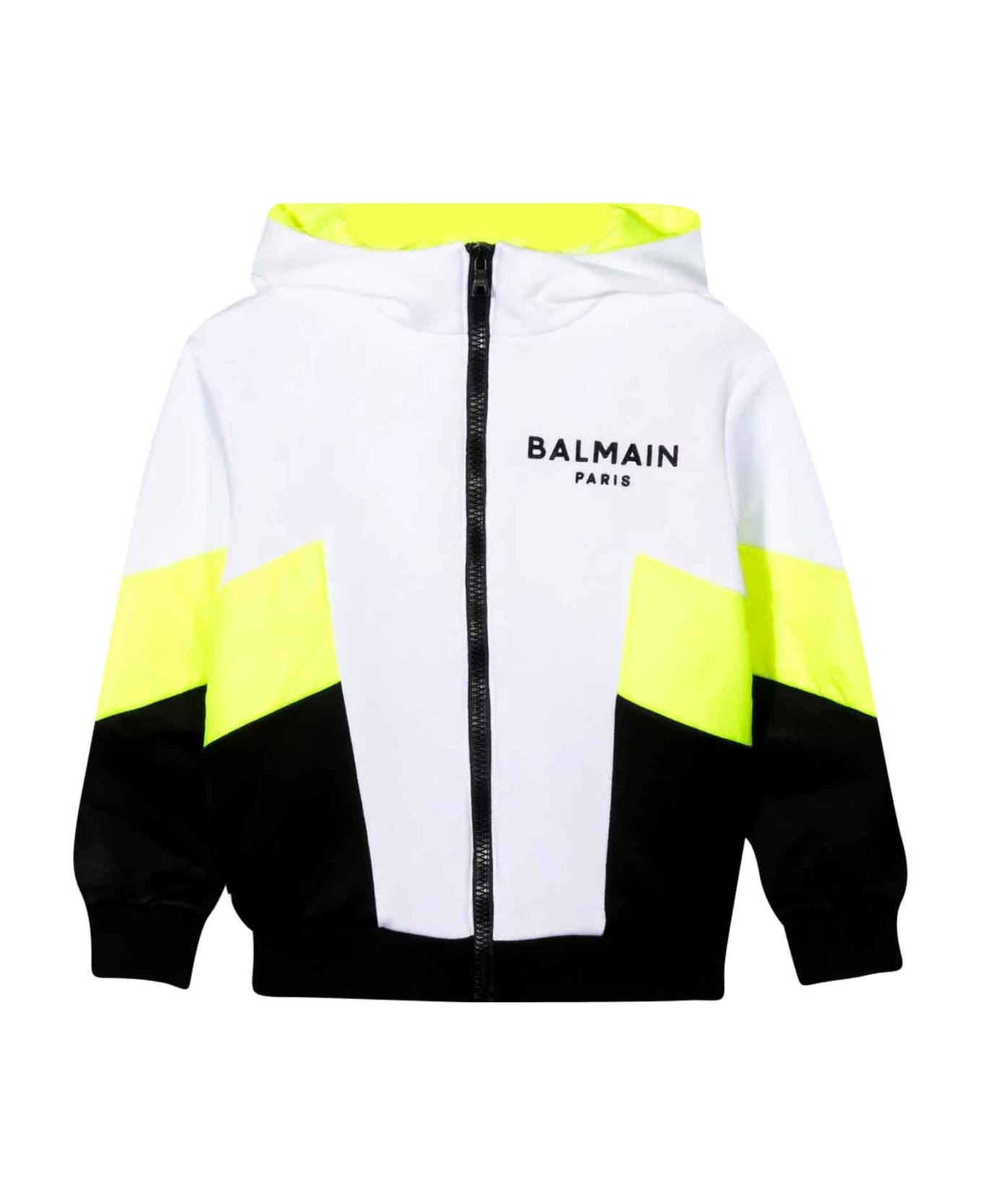 Balmain SCARF White Jacket Unisex - Bianco