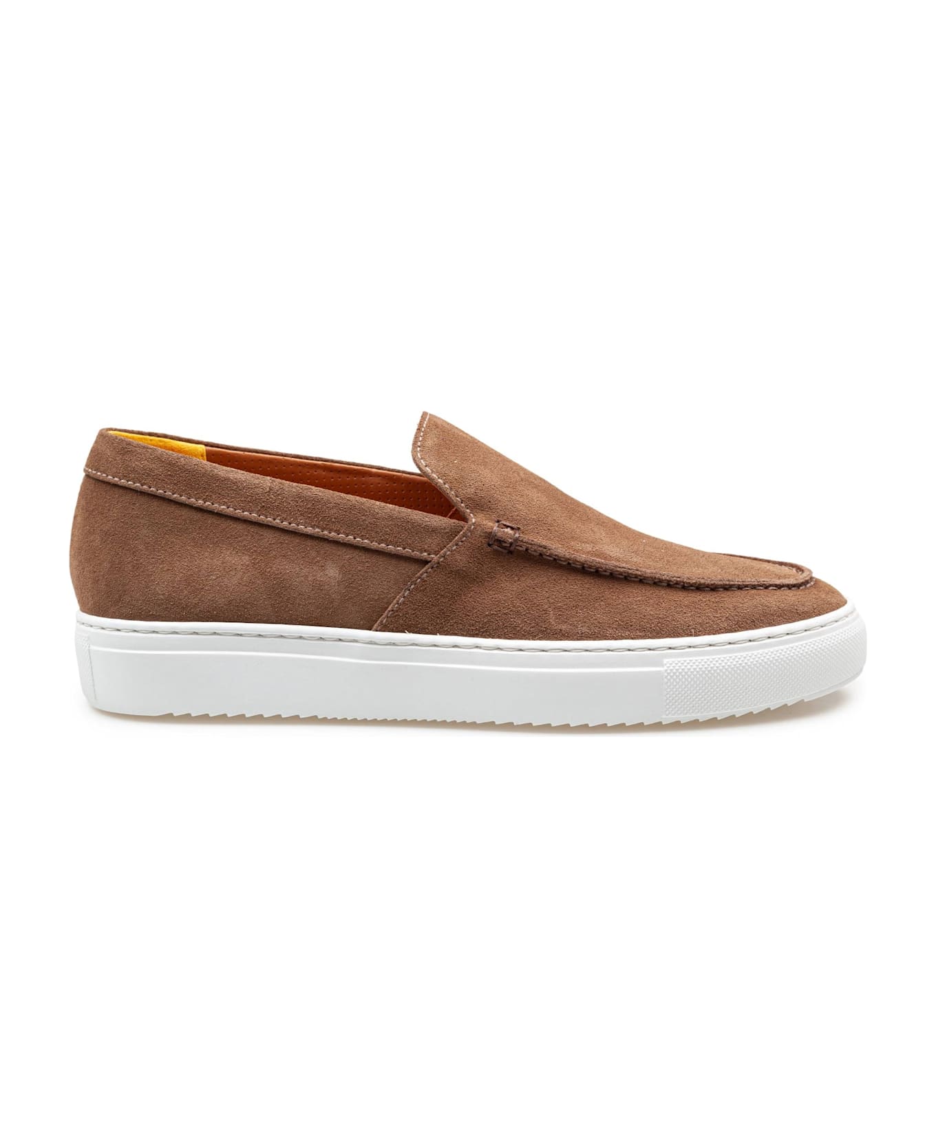 Doucal's Mink Color Suede Loafers - MARSH