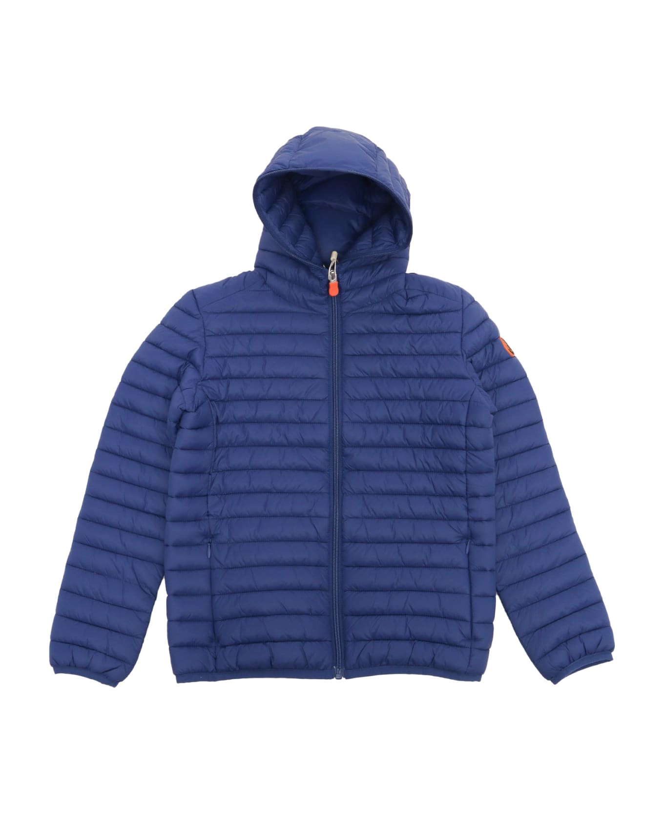 Save the Duck Child's Hooded Down Jacket - BLUE